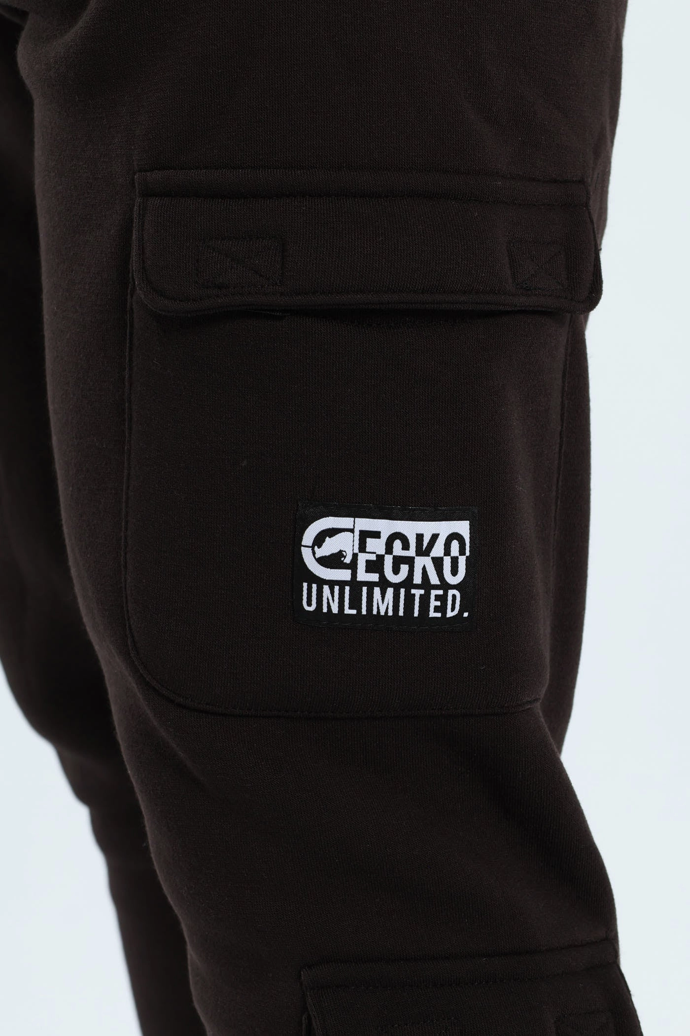 Patch Fleece Joggrer - Black Chafe Free RipstopFabric