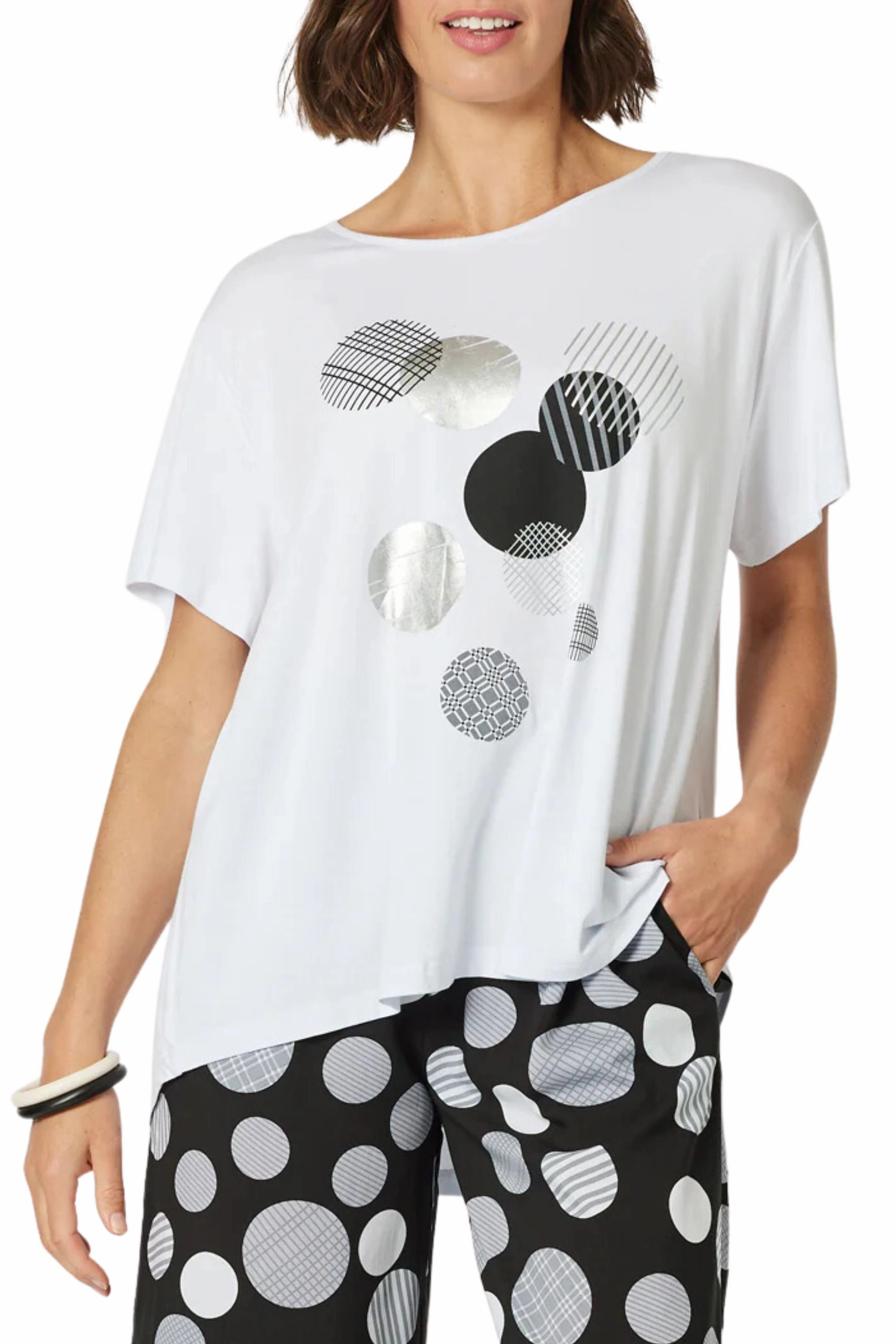 ECLIPSE TEE - 45853C Sublimation Printed Collar Functional Side Gussets