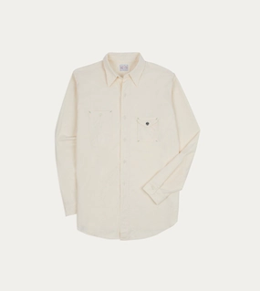 Big Yank '1935' Ecru Chambray Shirt Comfort Stretch