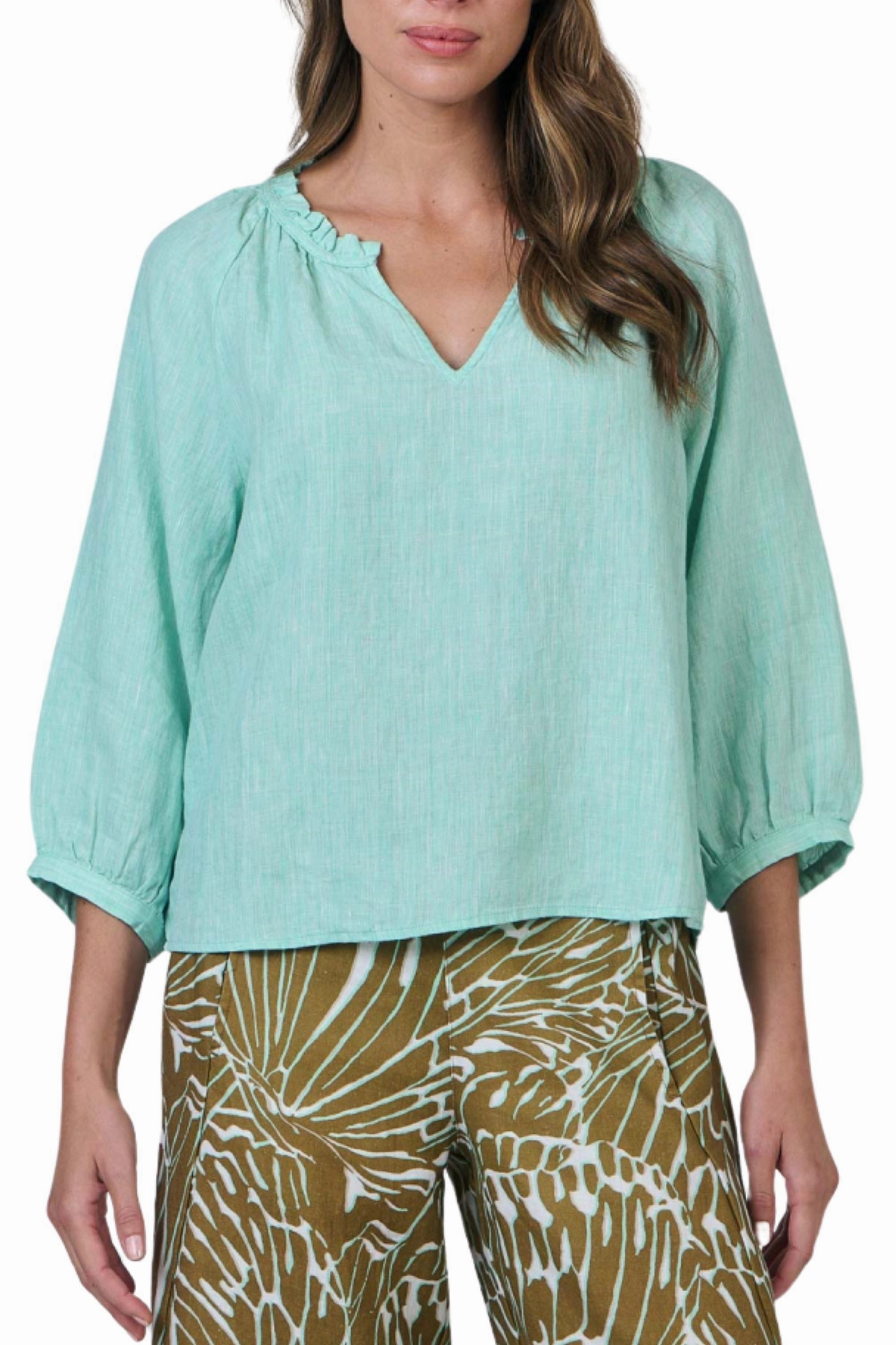 3/4 SLEEVE BLOUSE - GA588 Friction Reducing Lining Short Length