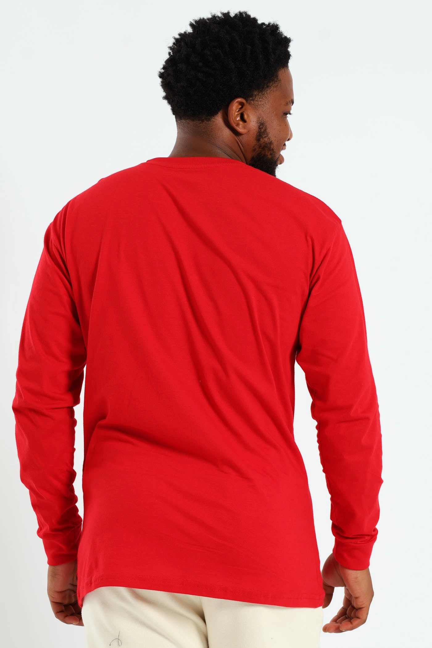 Splatter Long Sleeve Tee - Red Comfort and style