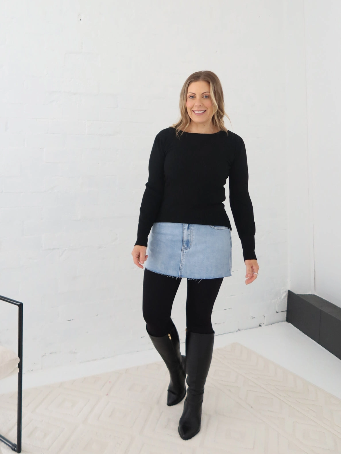 Phoenix Mini Skirt Tapered Cut