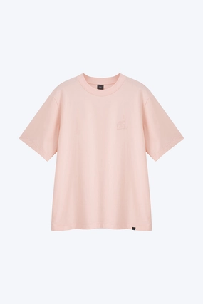 Picnic Heatwave Embroidery Tee - Blush Anti Bacterial Layer