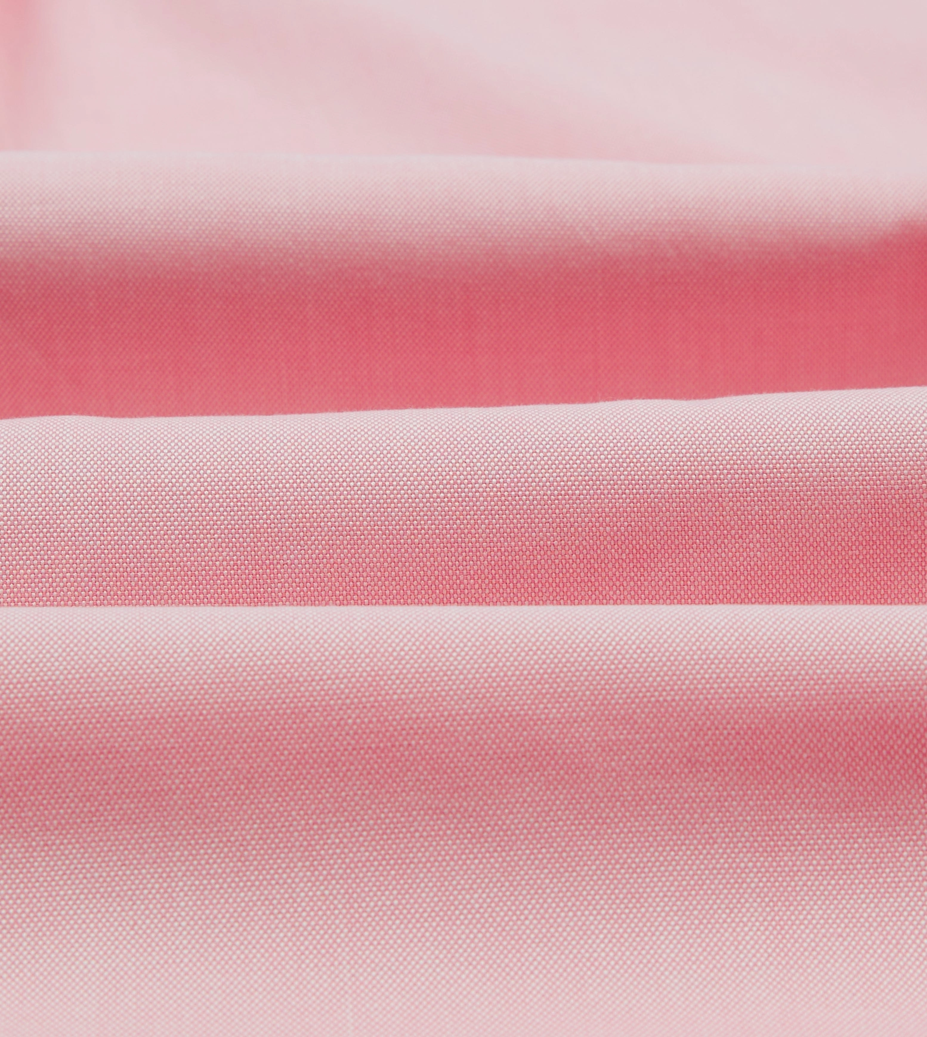 Pink Pinpoint Oxford Cotton Cloth Button-Down Shirt Smooth Finish Yoke Design