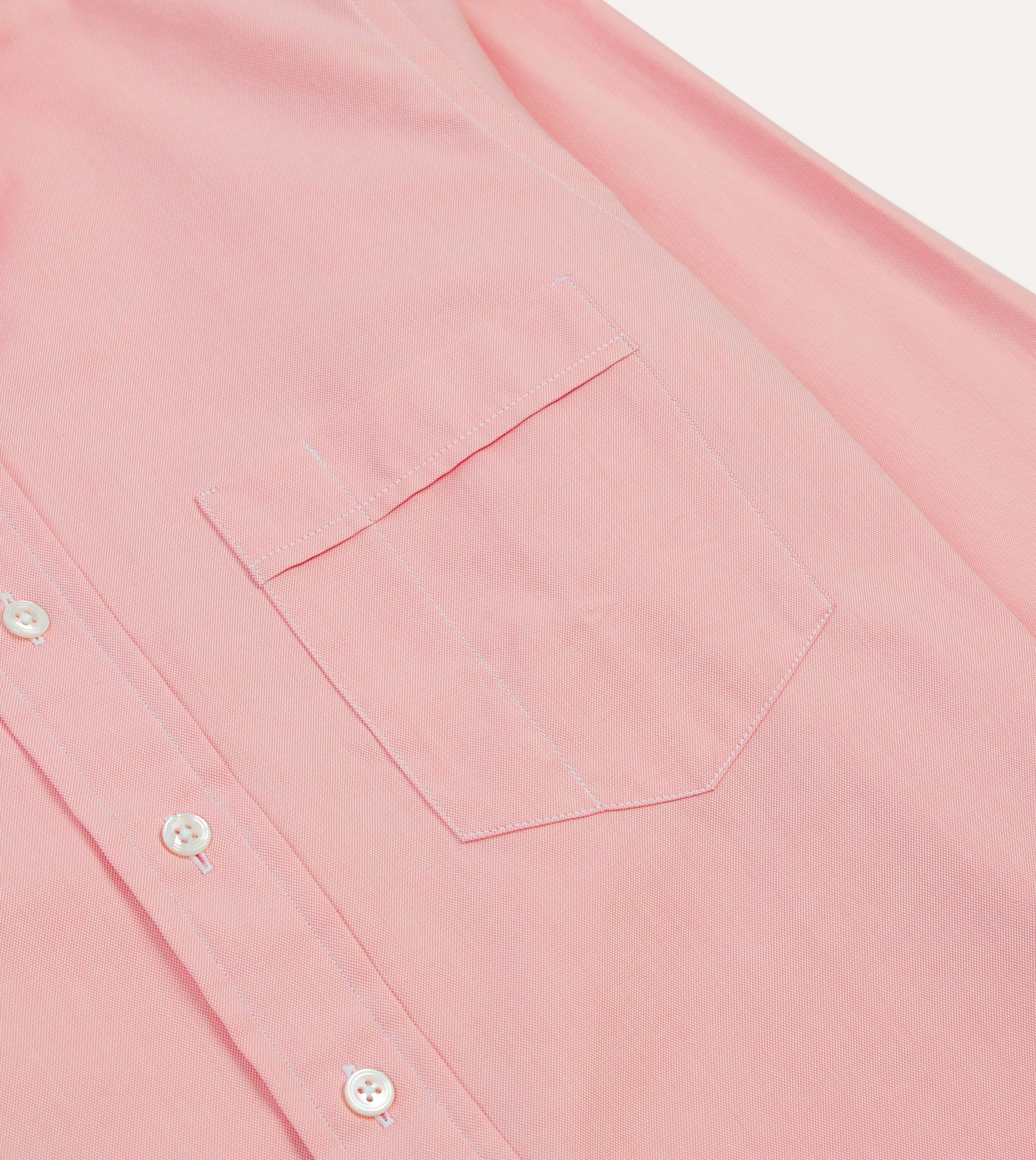 Classic Appeal Pink Pinpoint Oxford Cotton Cloth Button-Down Shirt