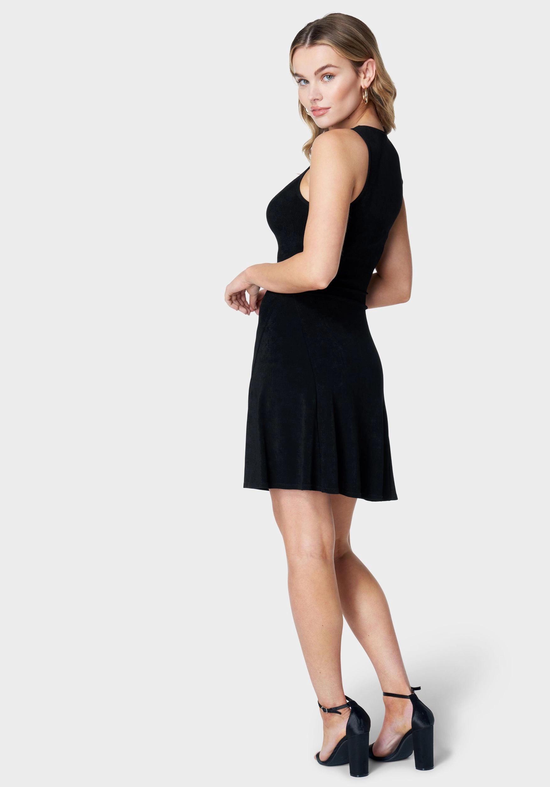 Comfortable fit for outings Sleeveless Slinky Godet Dress