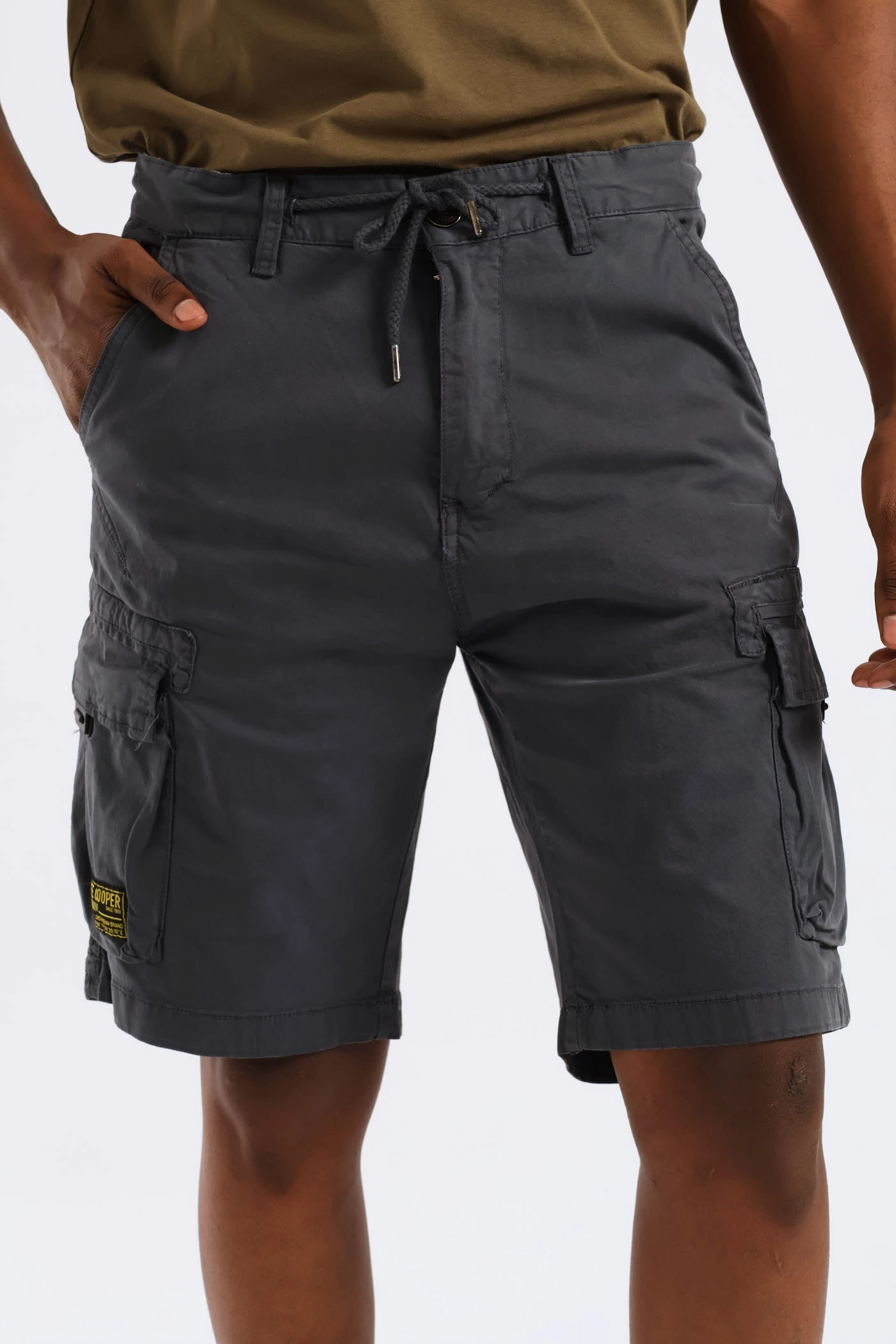 Playful Style Ansel Shorts - Charcoal Flexible Comfort Wear easygoing look
