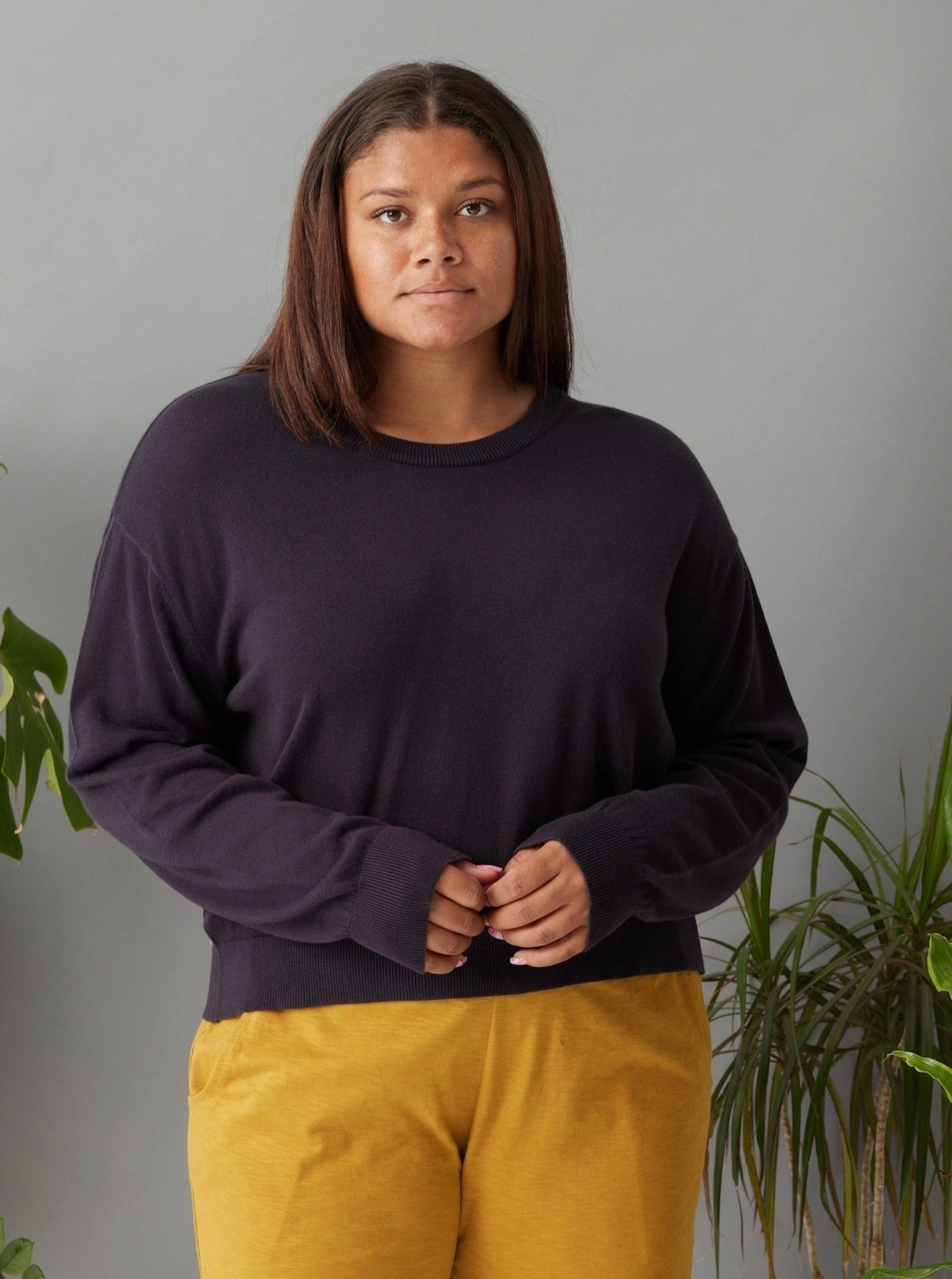 Palmer Sweater - Washed Black Ventilated Underarm Design