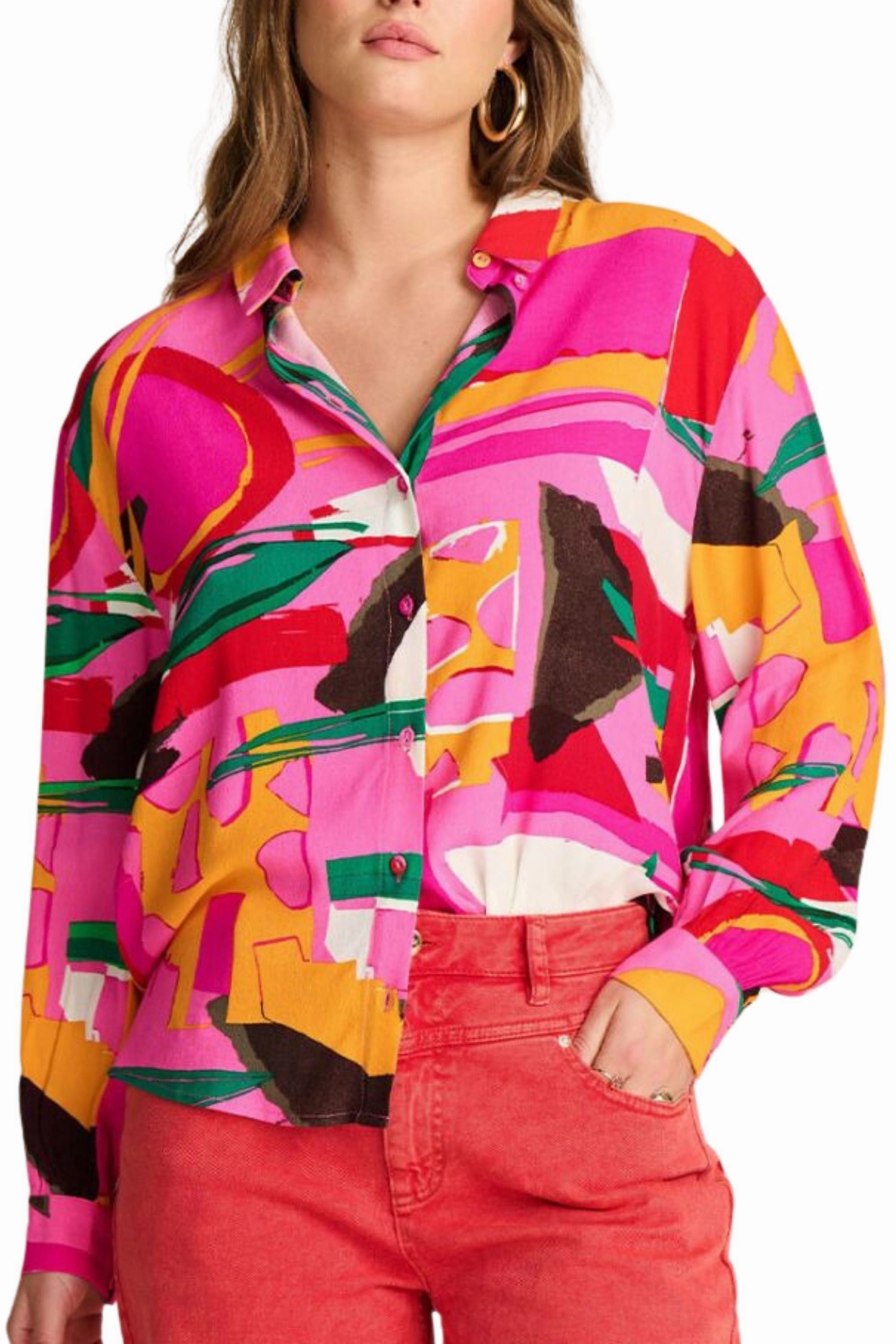 MILLY CAPE TOWN BLOUSE - SP7686 HypoallergenicMaterial Travel Fit