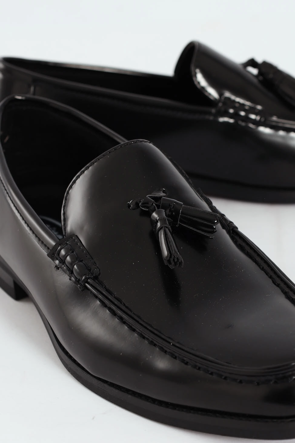 Tassle Loafer - Black All Day Comfort Padded Tongue