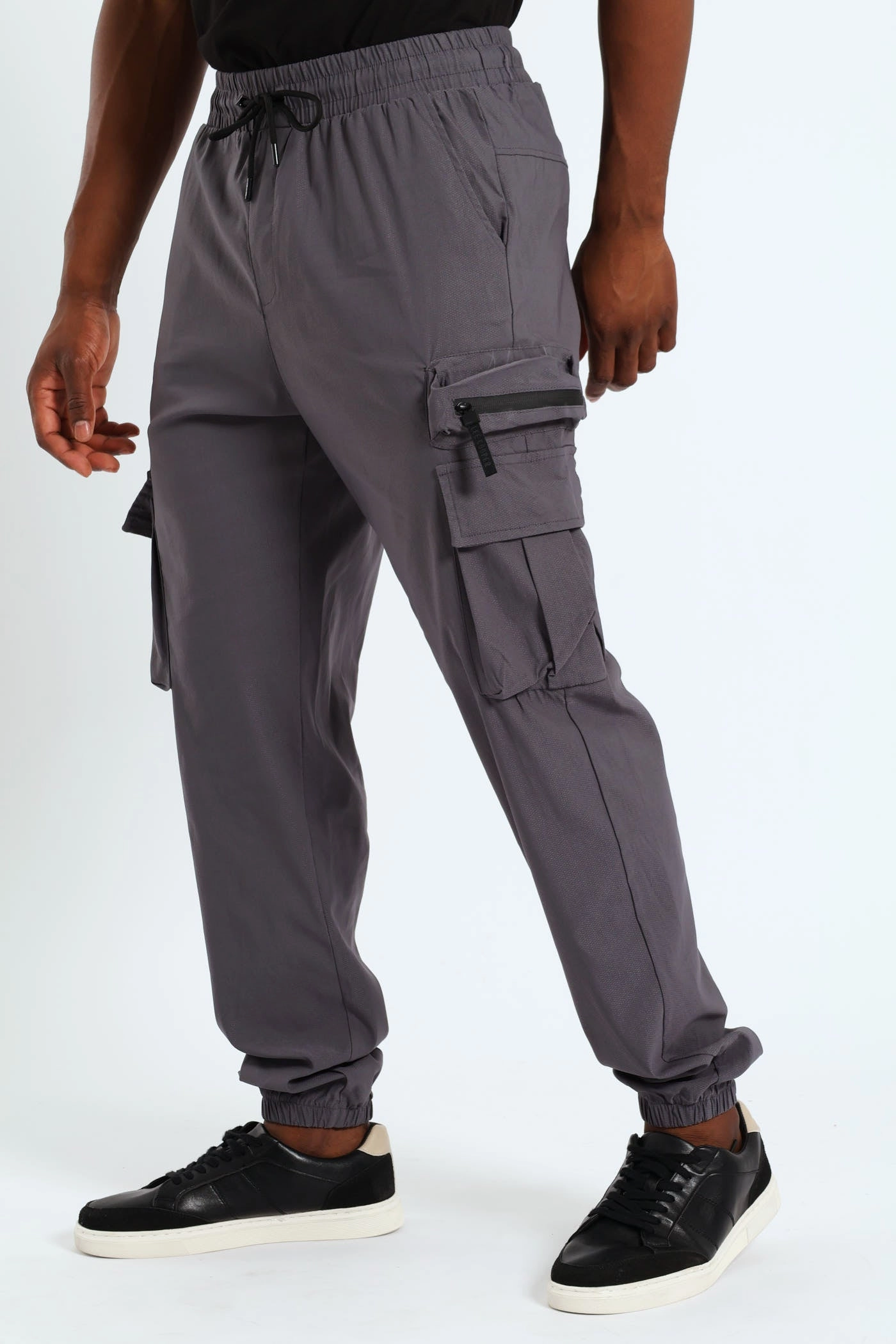 Preston Jogger - Grey Four Way Stretch