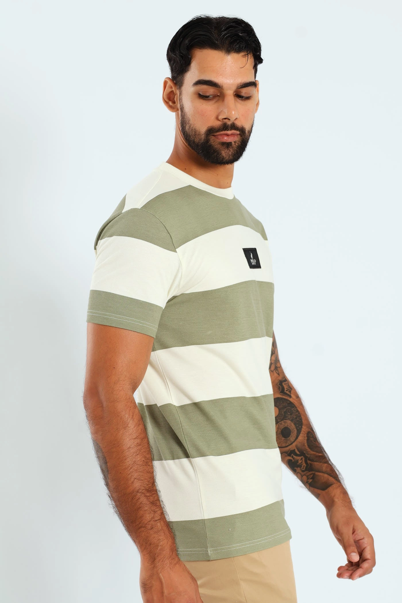 Eco Certified Fiber Timeless Style Pjc Lizwe Tee - Olive