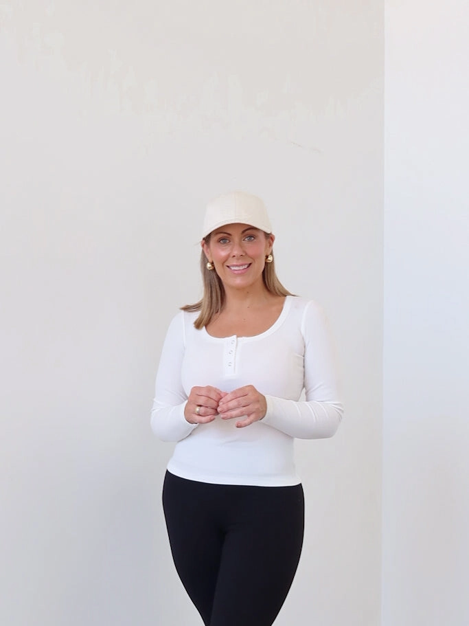 Prudence Top - White Office Worker