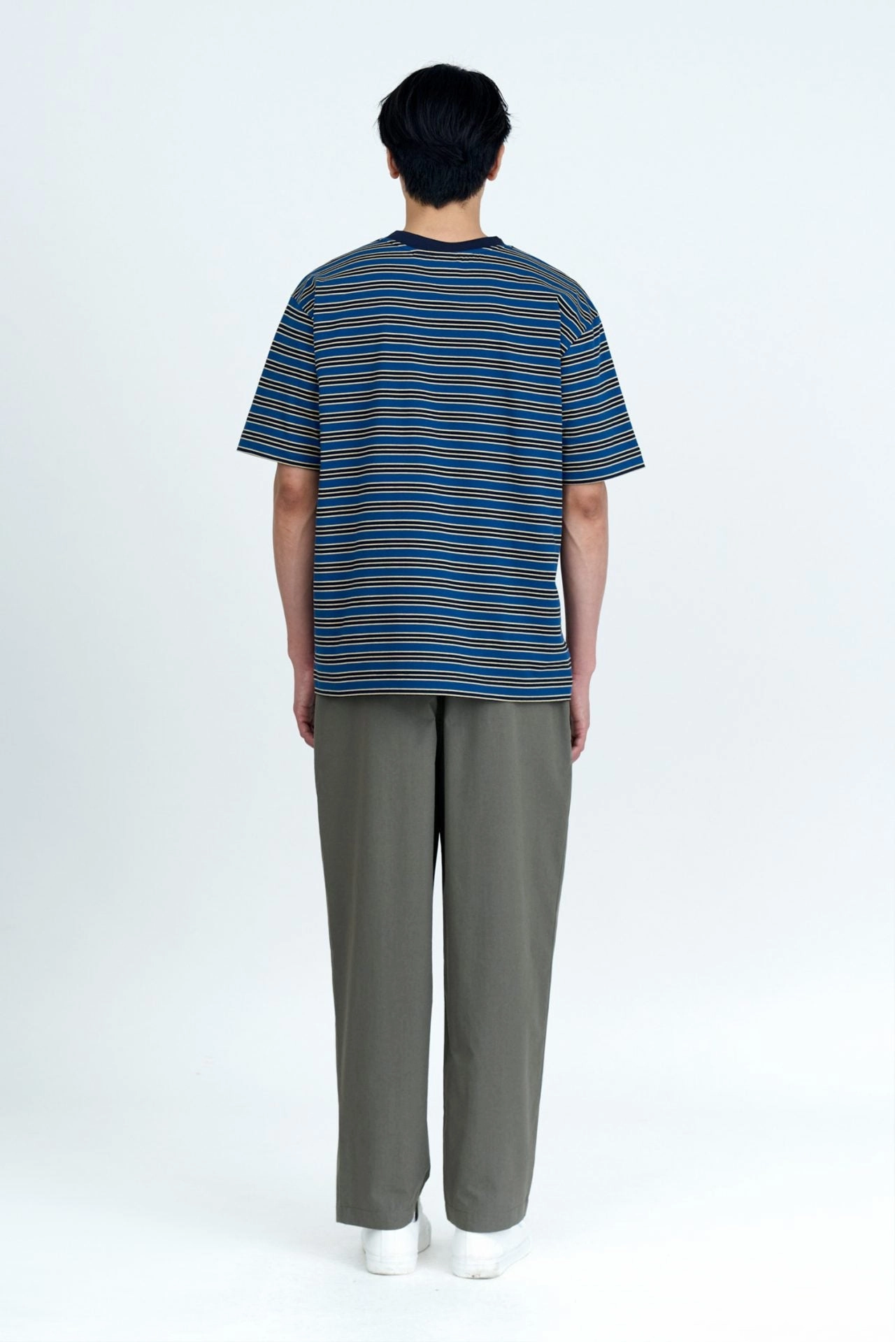 Neutral Tone Relaxed-fit Parachute Trousers - Taupe [AT]