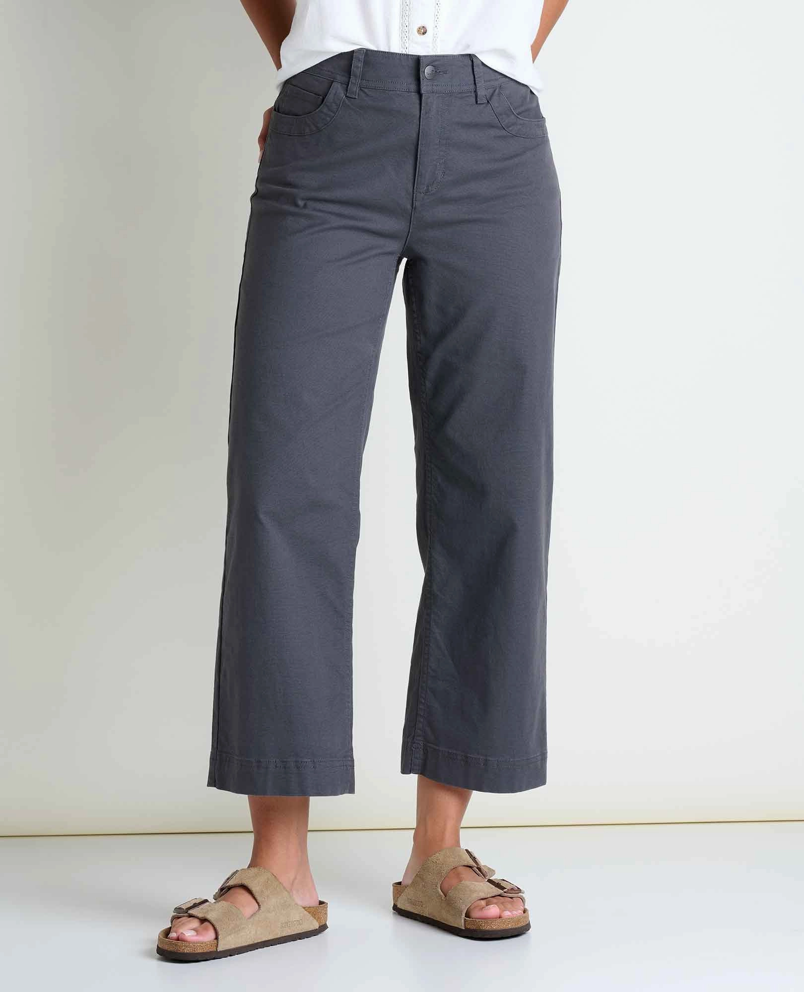 Earthworks Wide Leg Pant Daily Comfort Fit snag resistant