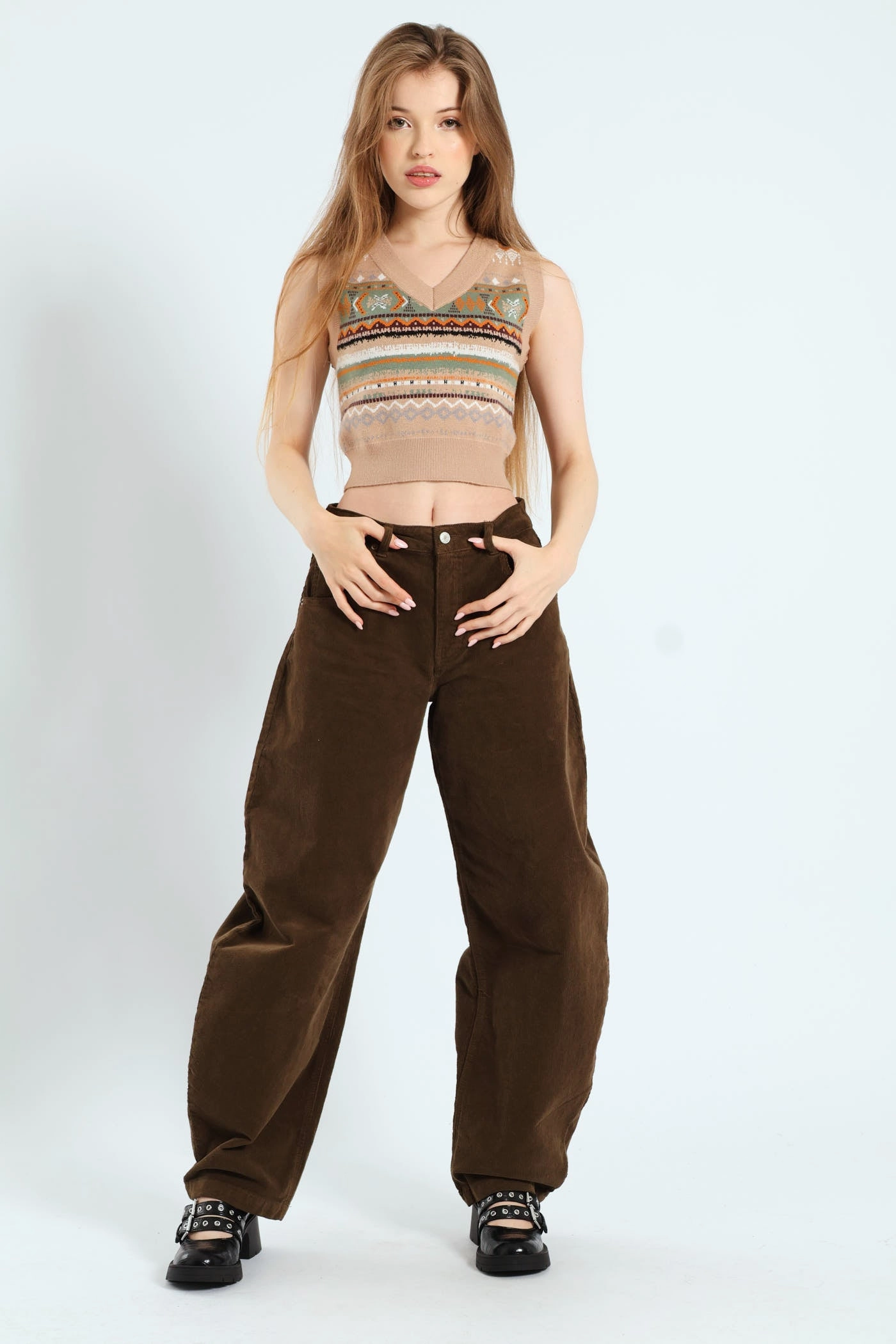 Baggy Denim Pant - Khaki Fit Freedom