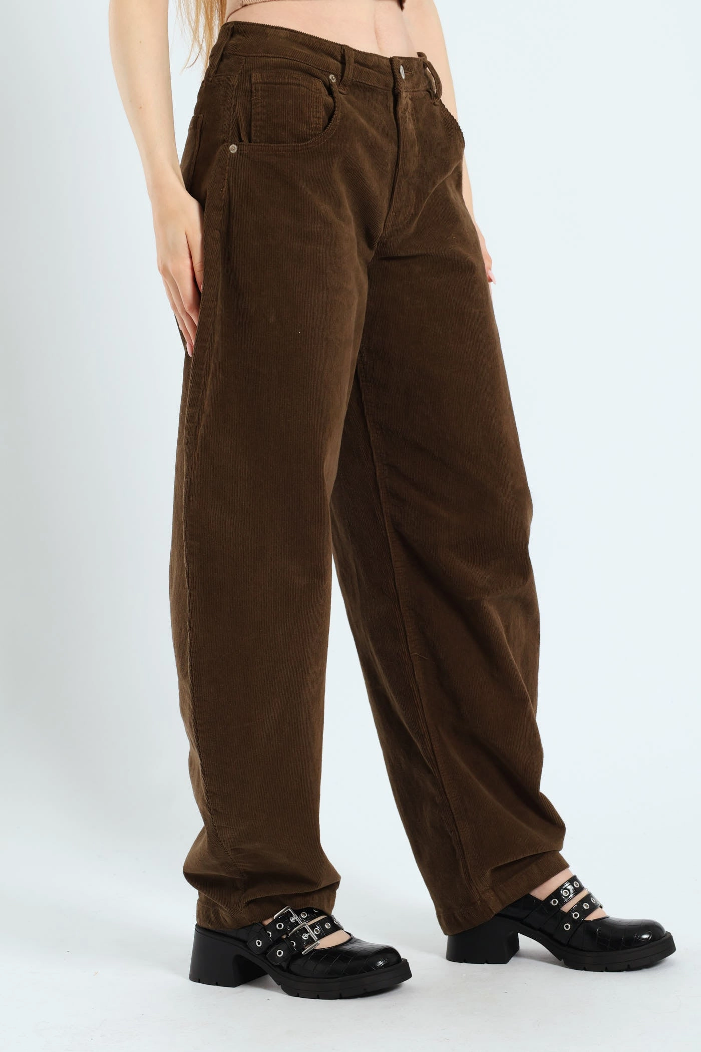 Baggy Denim Pant - Khaki Transitional Style Outdoor Activity