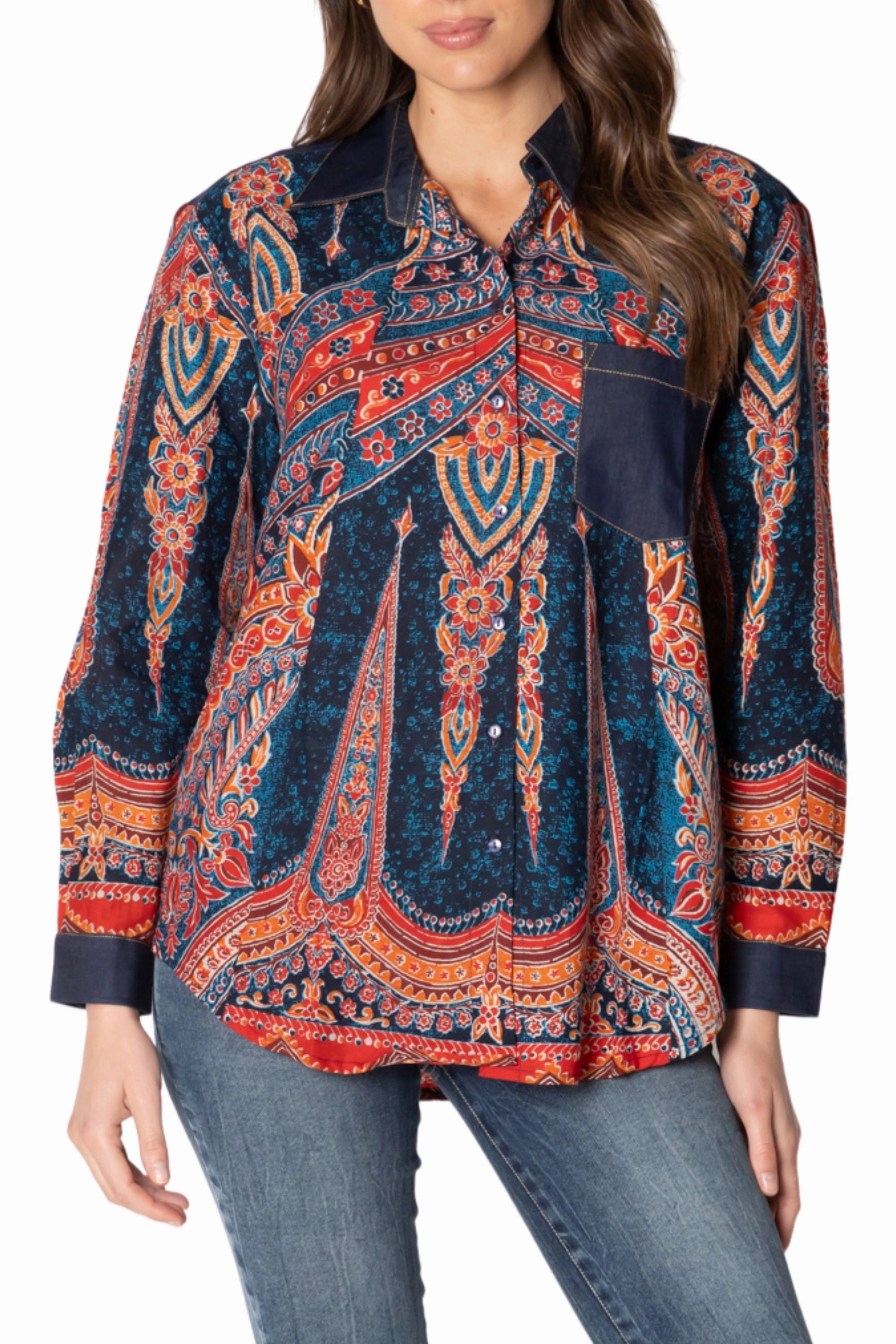 RAFAELA SHIRT Tuckable Hem