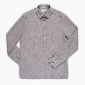 safe for skin Raimond half-buttoned shirt in Voile Linen