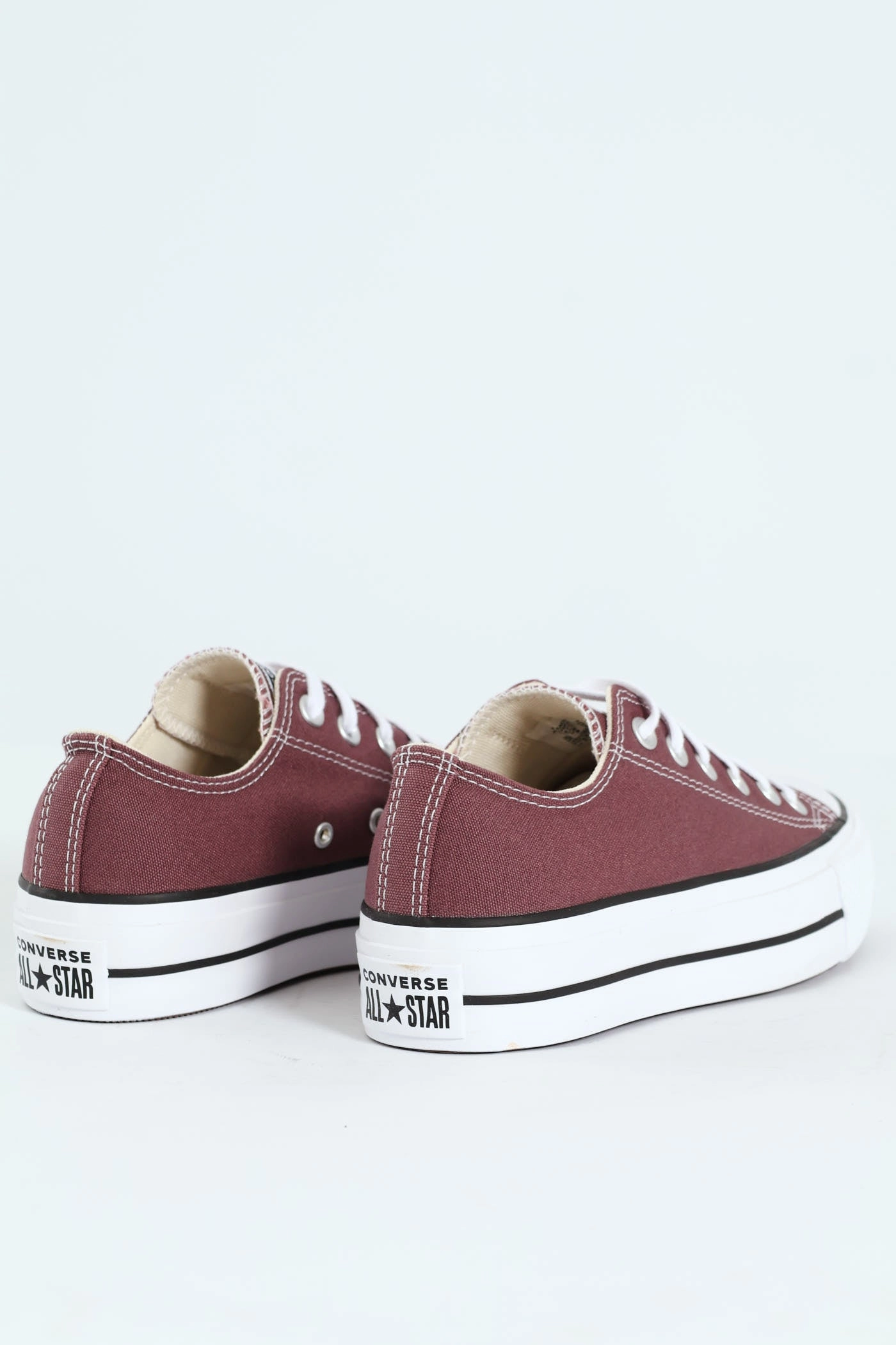 Chuck Taylor All Star Lift Platform Sneaker - Burgundy Neutral Cushioning Profile