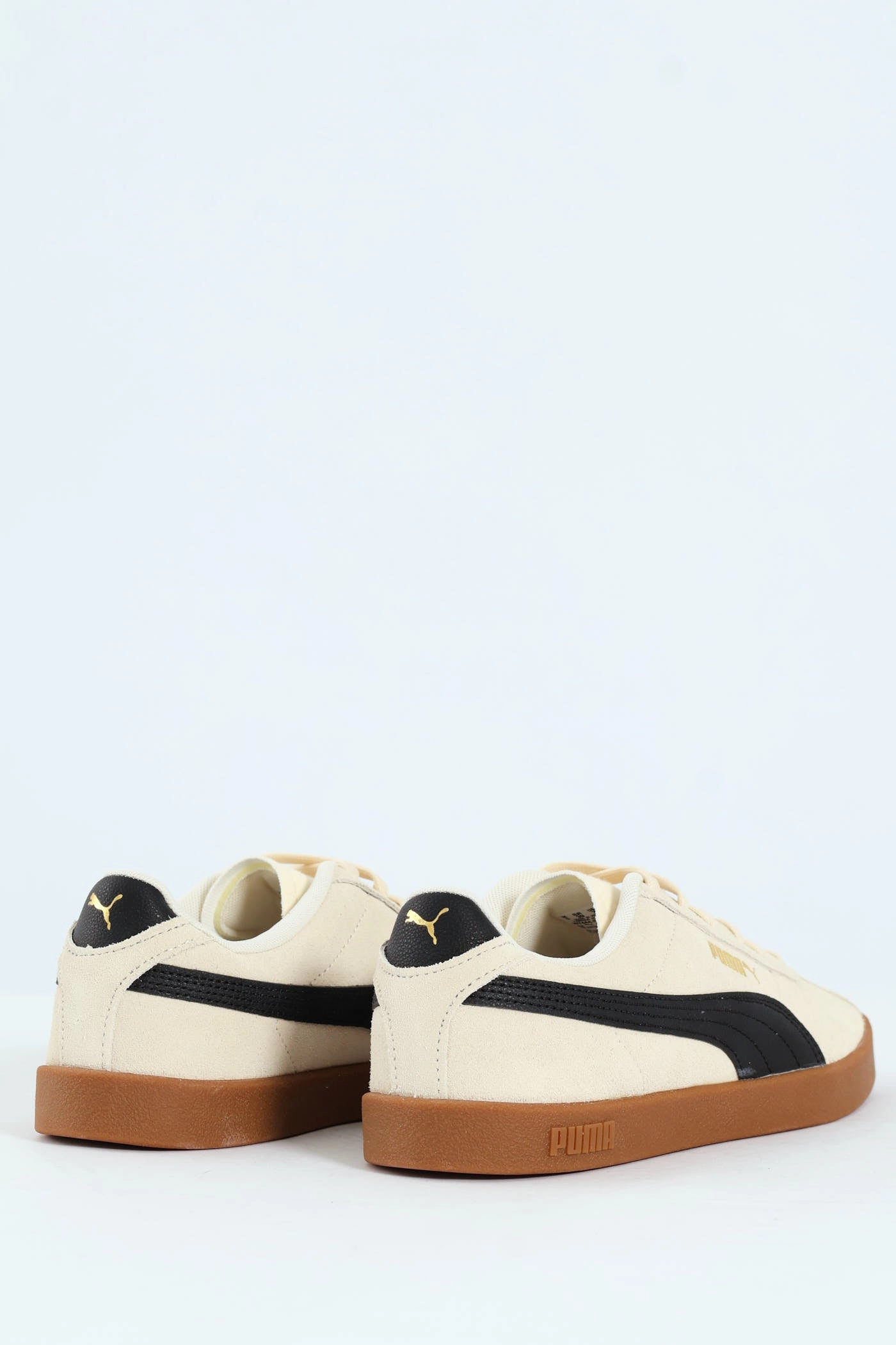 Elastic Lace System Club II Court Sneaker With Gum Sole - Stone