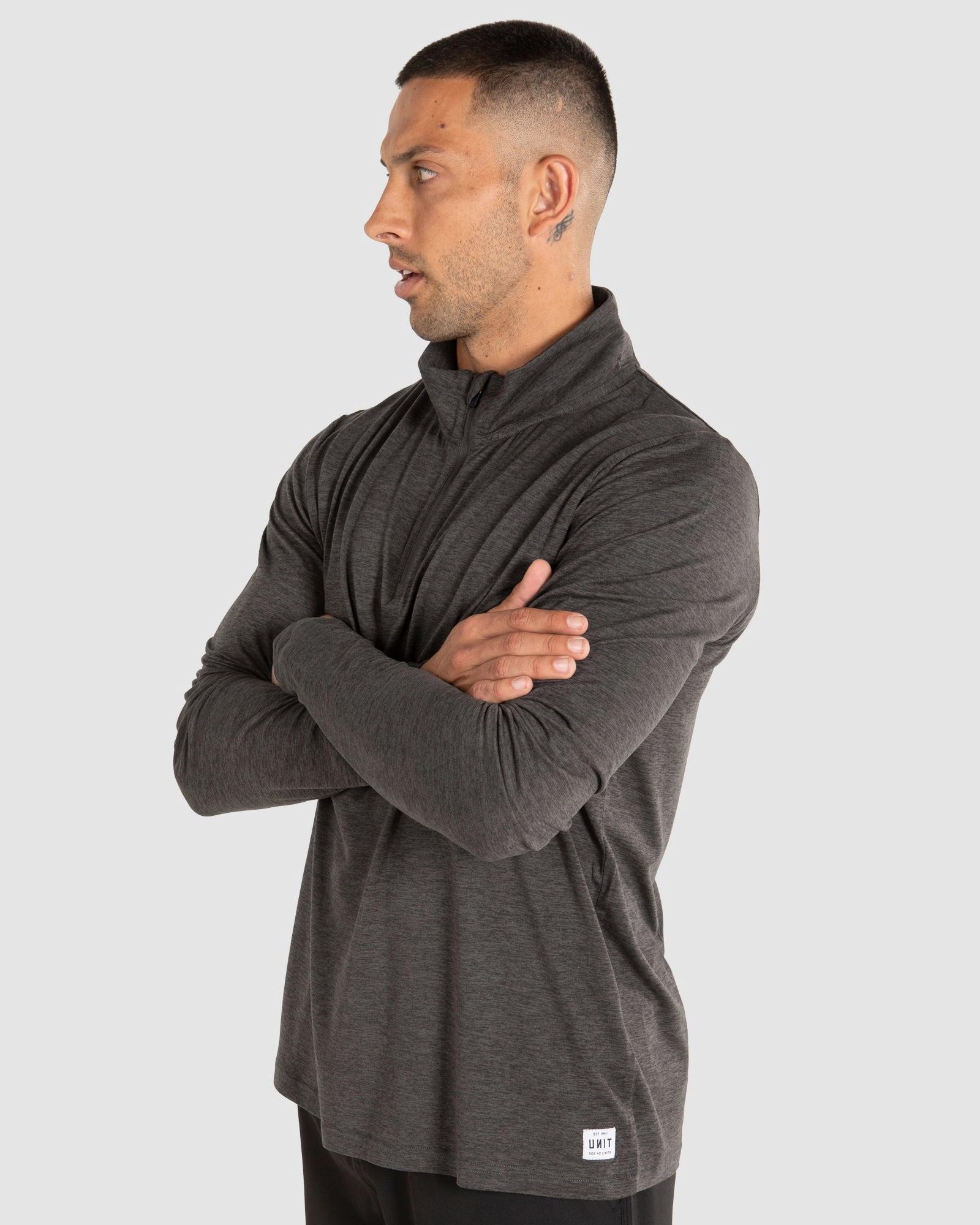 UNIT Mens Performance Trainex Sports Longs Sleeve Tee Cold Wash Optimized