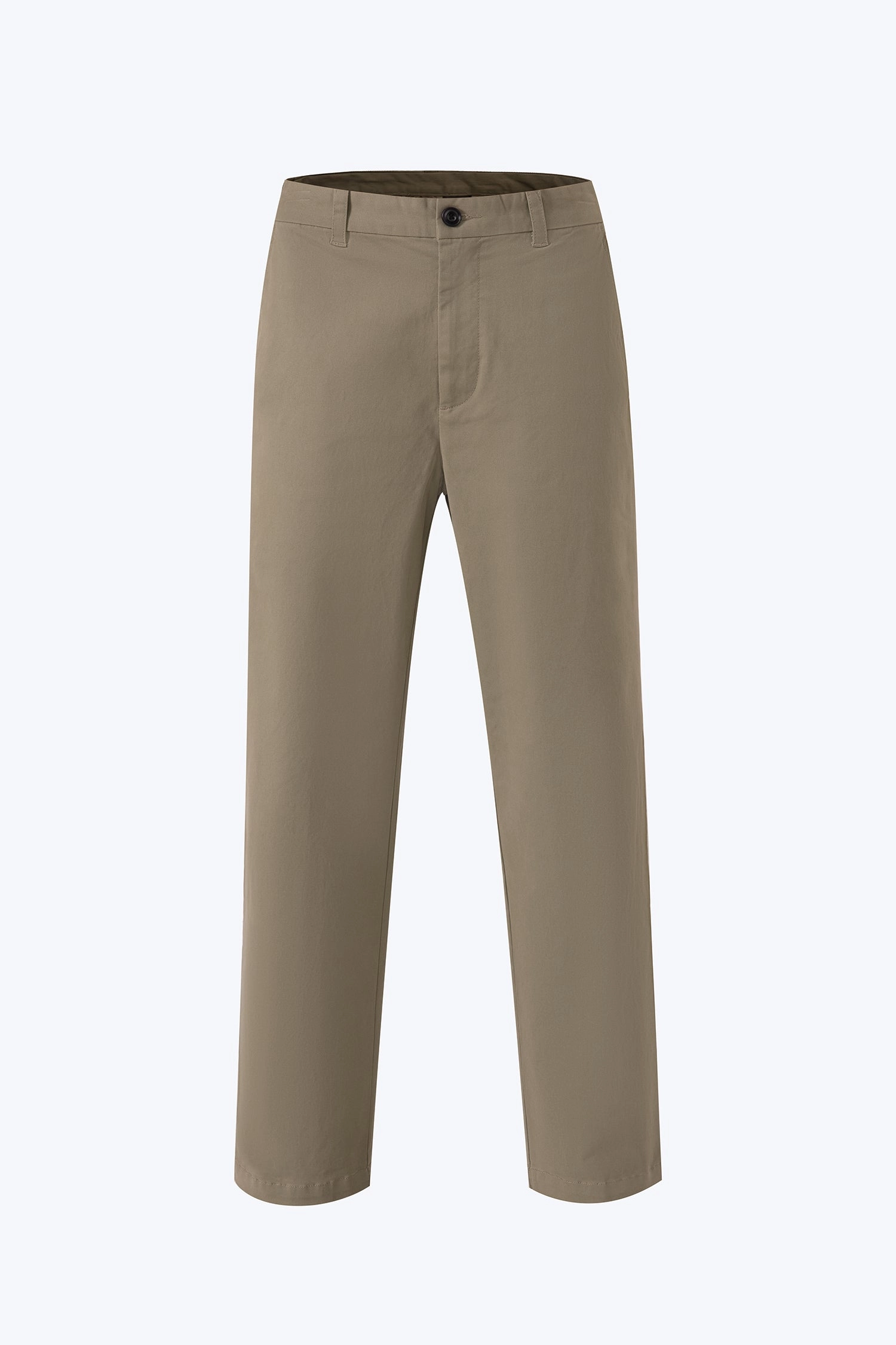 Relaxed Fit Cotton Twill Trousers - Sage WindproofLayer