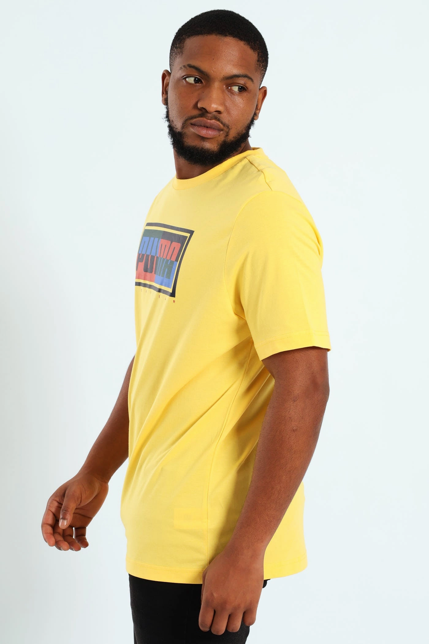 Timeless Comfort Wear Comfortable and Chic Graphics Box Tee - Yellow