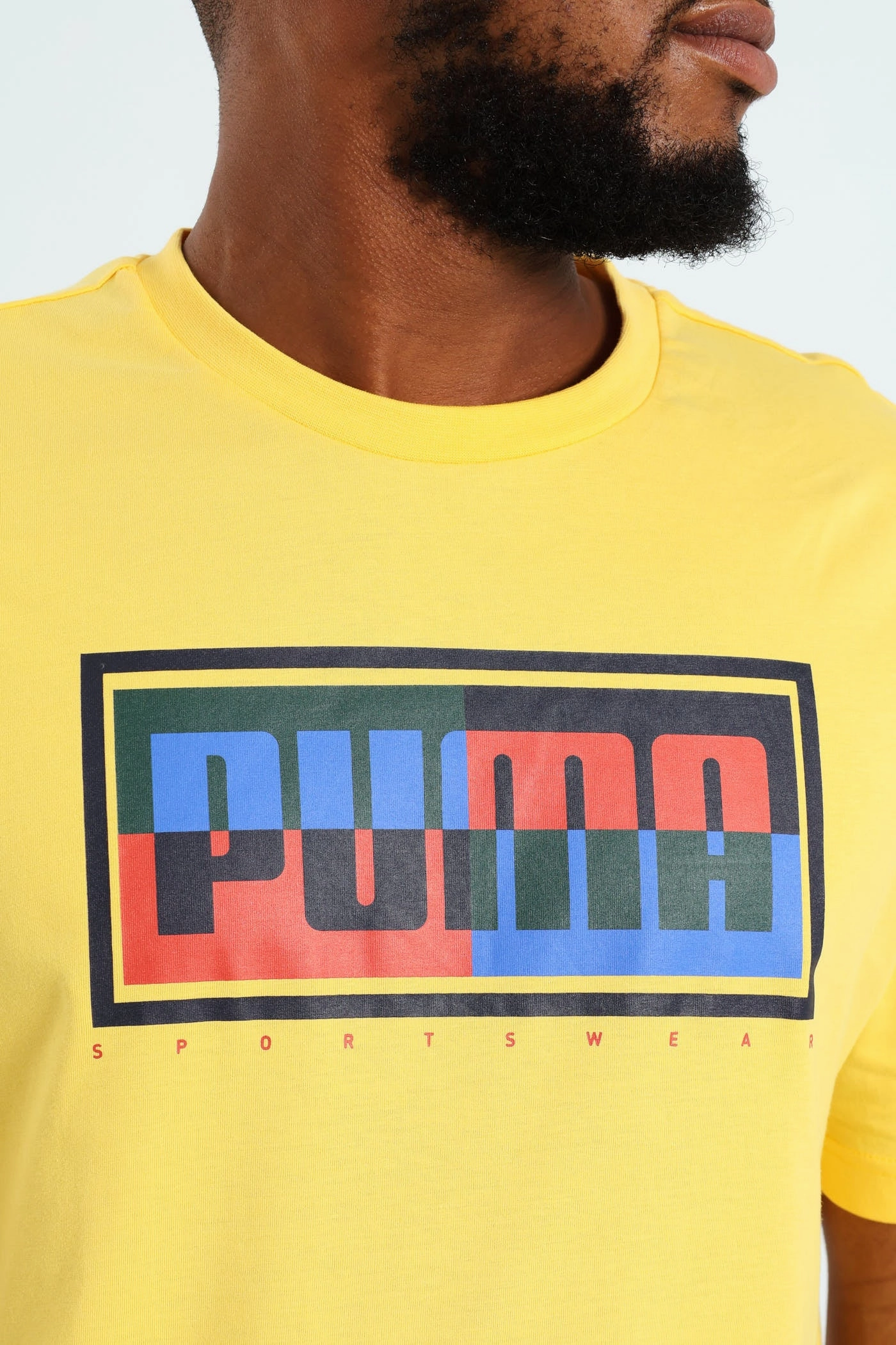 Fit For Movement Slim fit sleekness Graphics Box Tee - Yellow