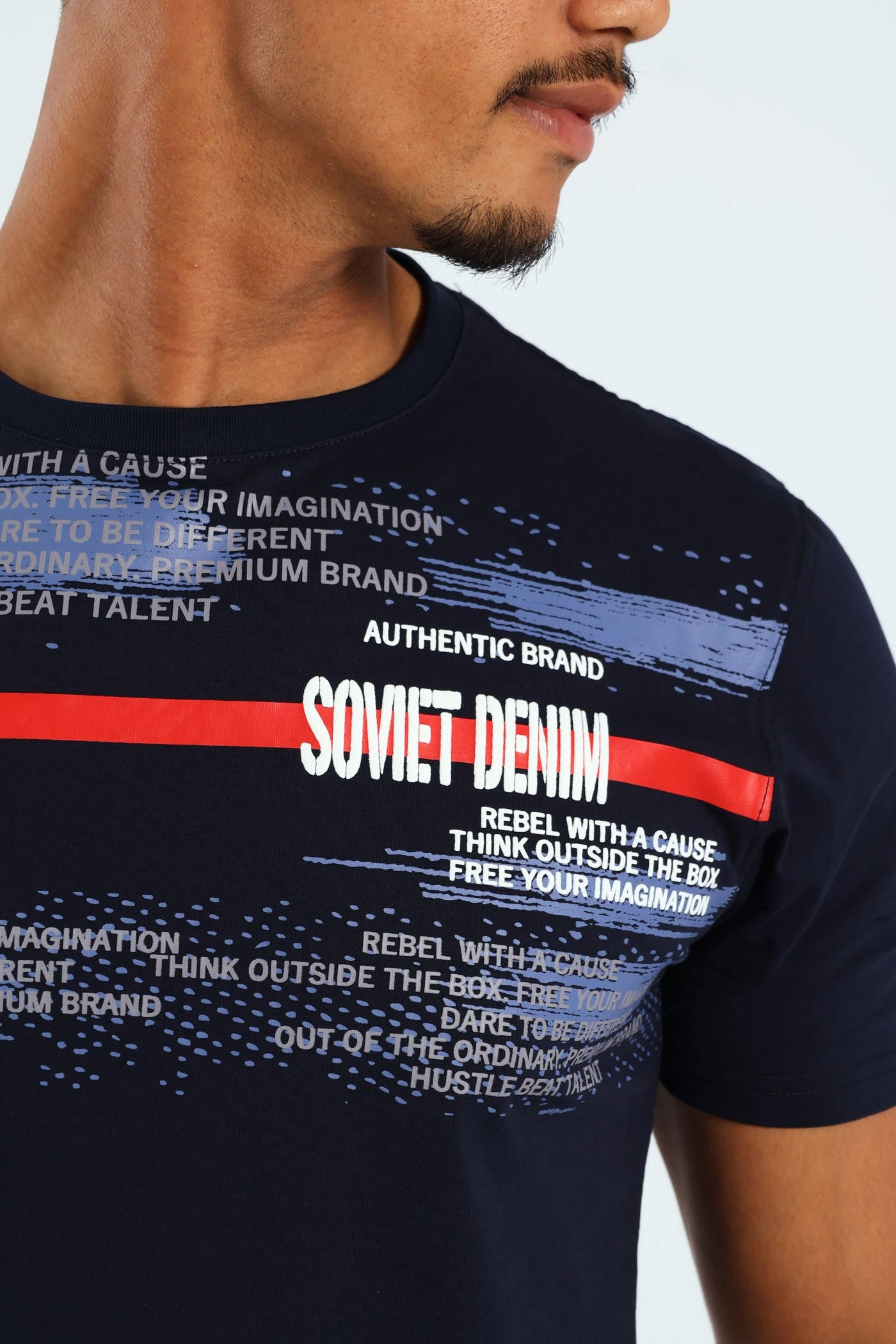 Konrad Tee - Navy Casual Essentials Wear