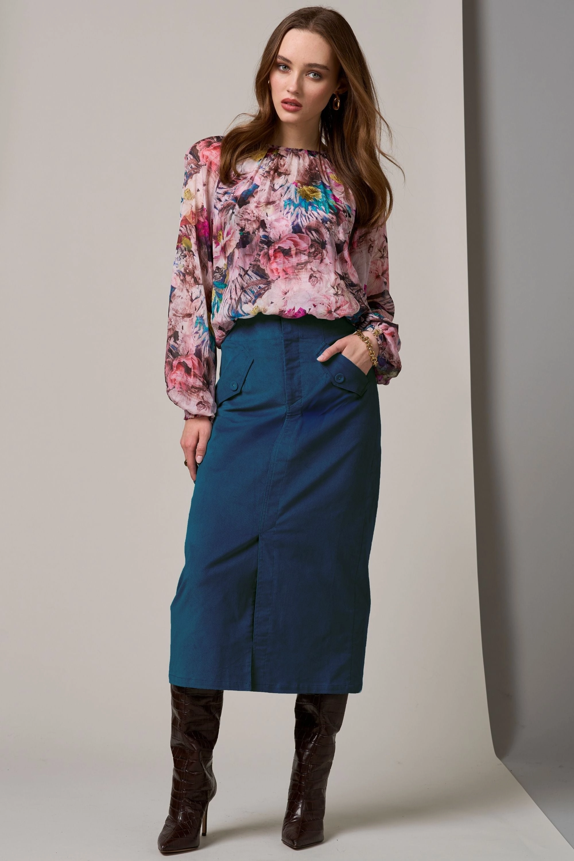 Polished Touch natural fiber PRUDENCE SKIRT - LS2973