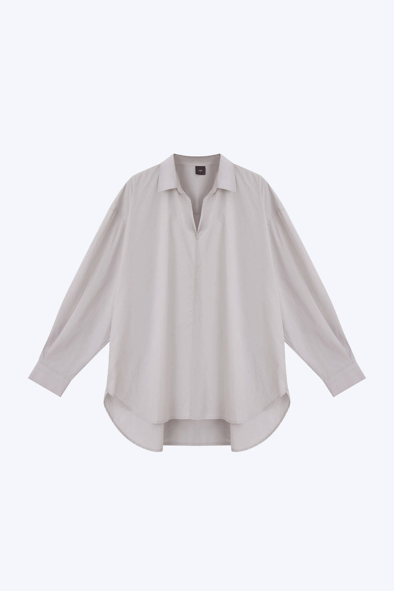 Fit For All Relaxed Pullover Shirt - Silver