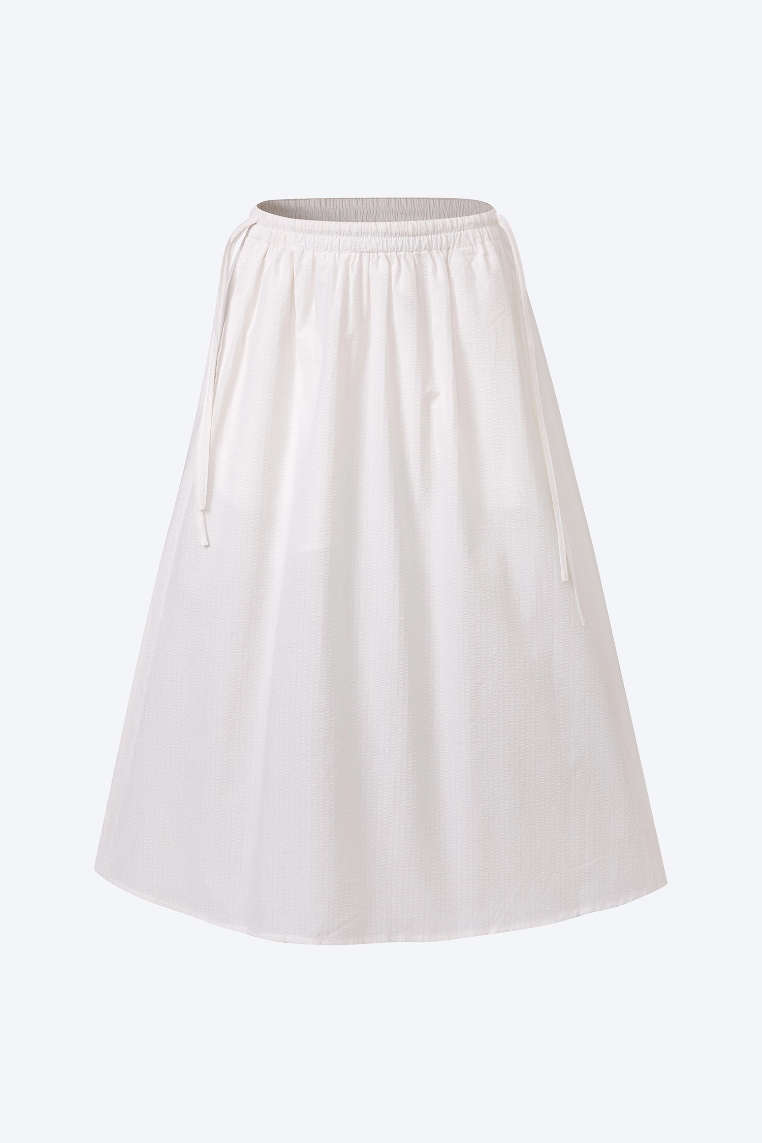 Gathered Skirt - Cream Gentle Flow Opaque Lining