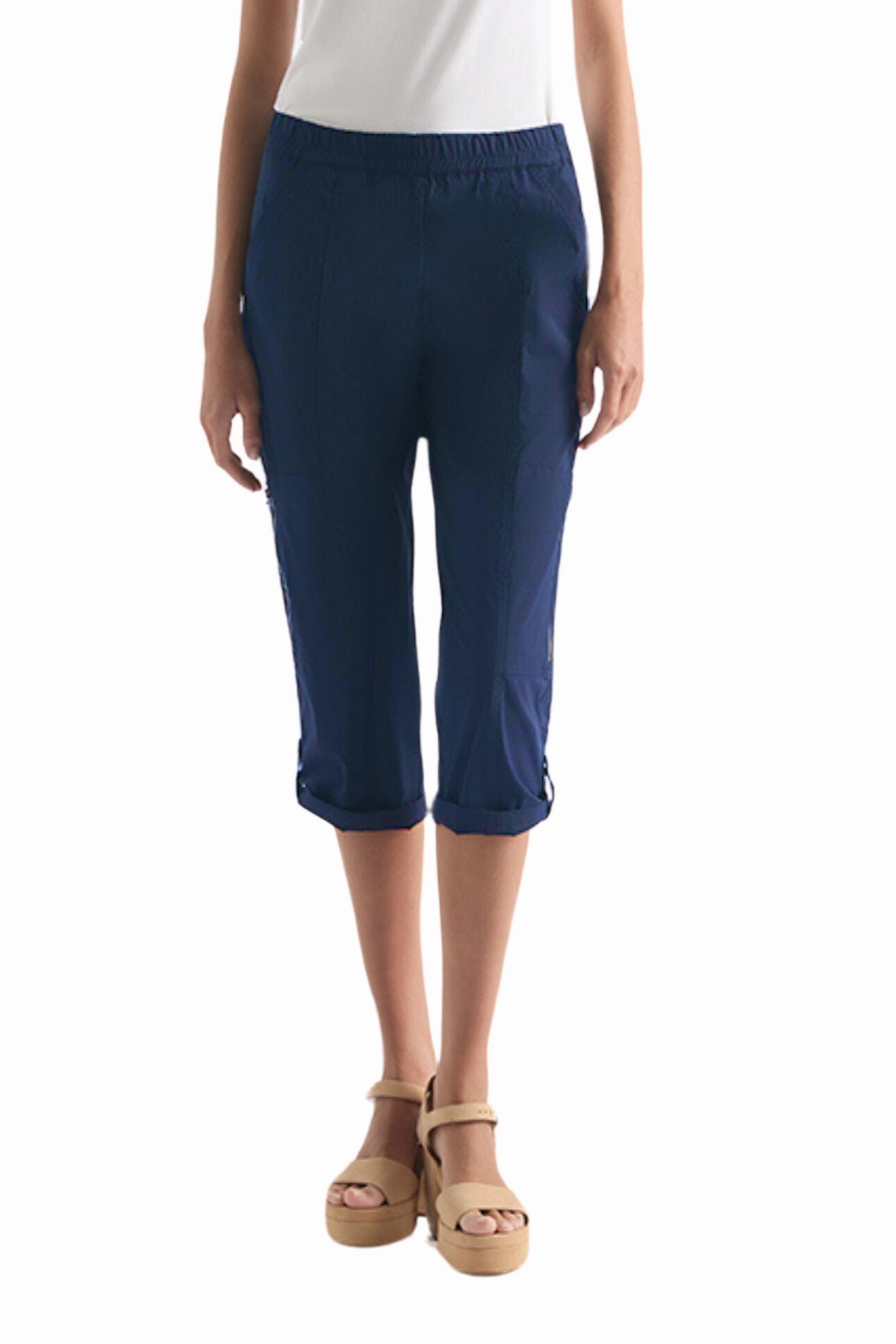 Reinforced Knees Relaxed Design Wear CROPPED ZIP CARGO - F651386