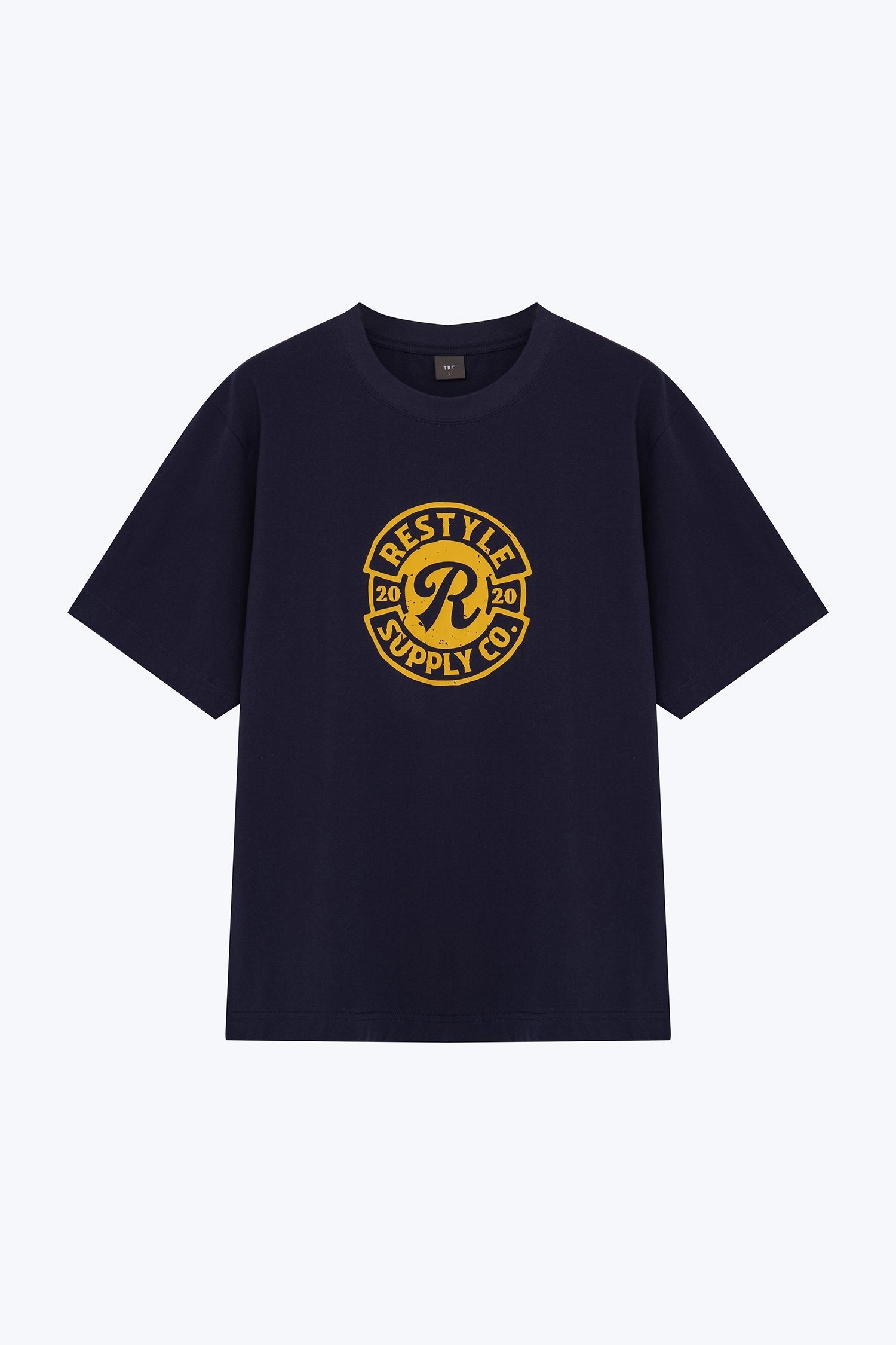 Minimalist Silhouette OdorResistant Technology Restyle Supply Co. Tee - Navy