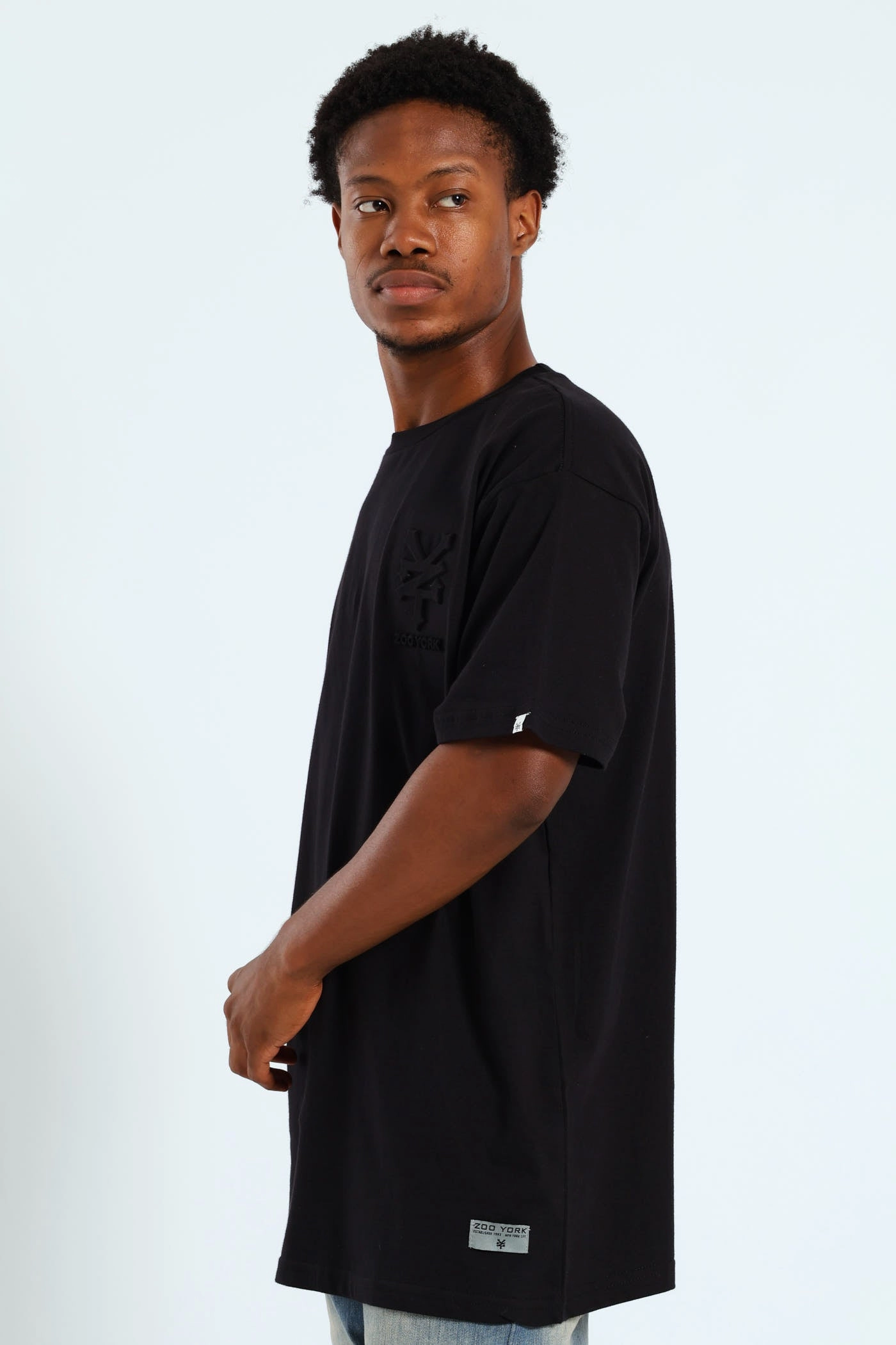 Logo Tee - Black Relaxed Vibes