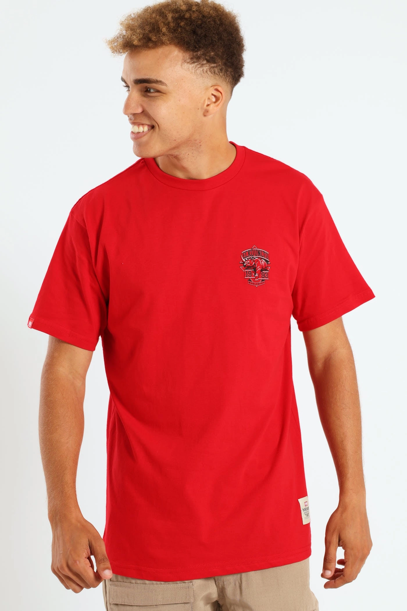 Rhino Burst Back Print Tee - Red City Fashion