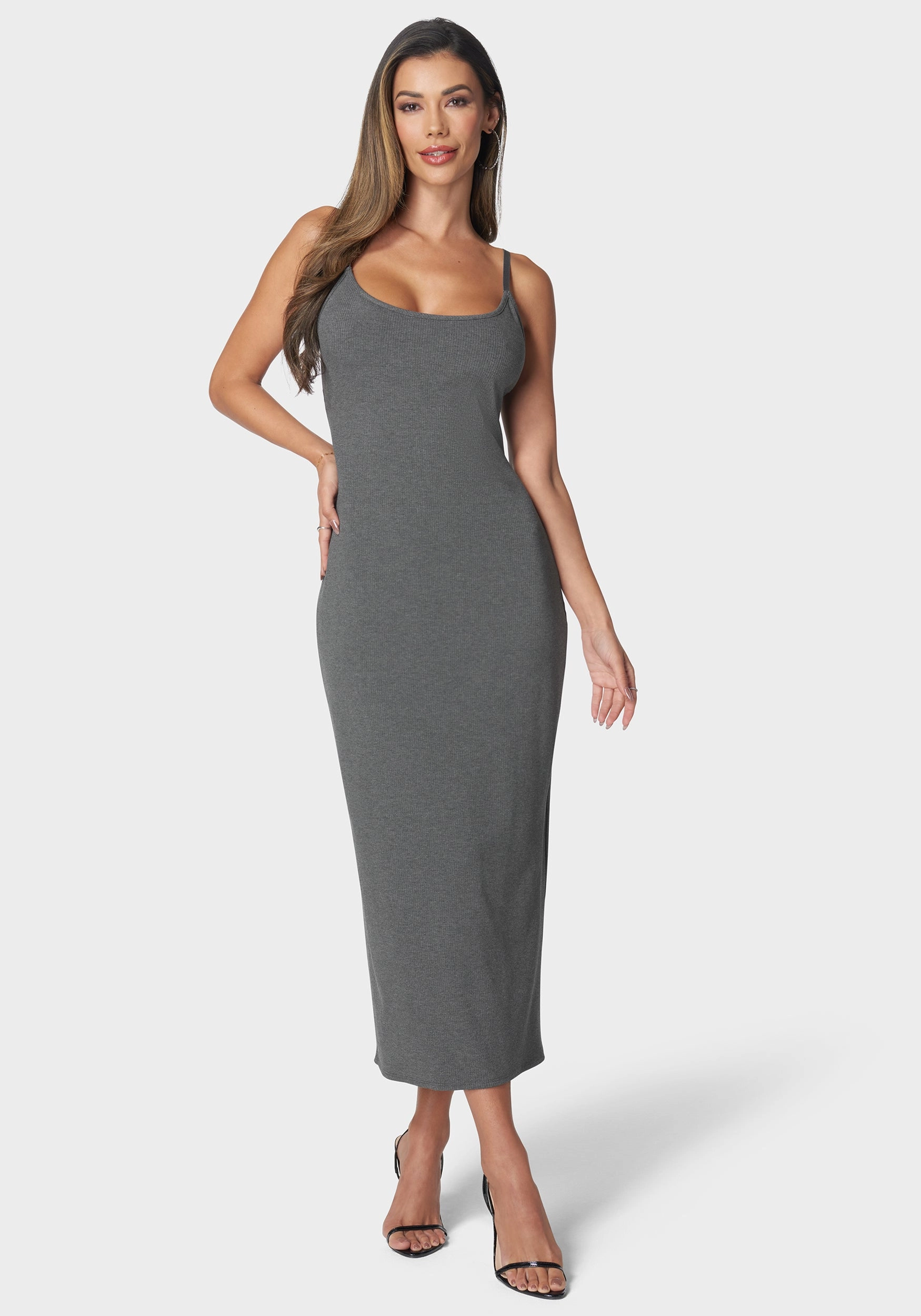 Rib Tank Maxi Dress Trendy pick