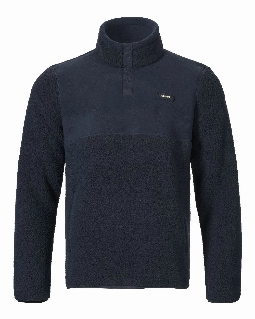 Hypoallergenic Interior Musto Mens Cover Deep Pile Fleece Pullover