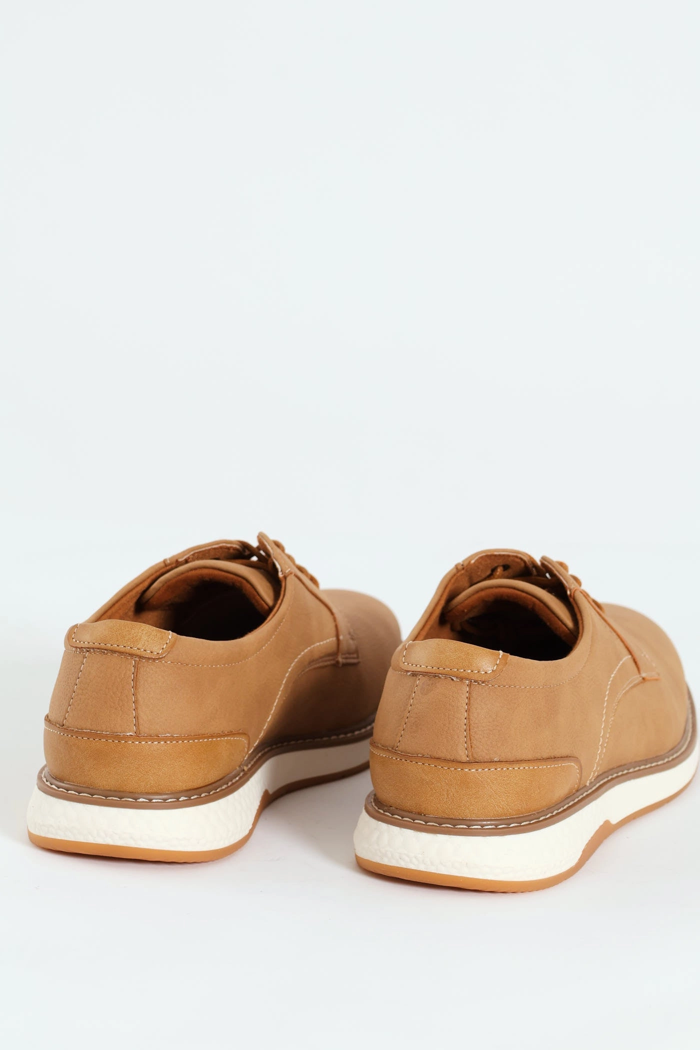 Boardroom Ready Calm Appearance Romerro Smart Casual Closed Toe Lace Up - Beige