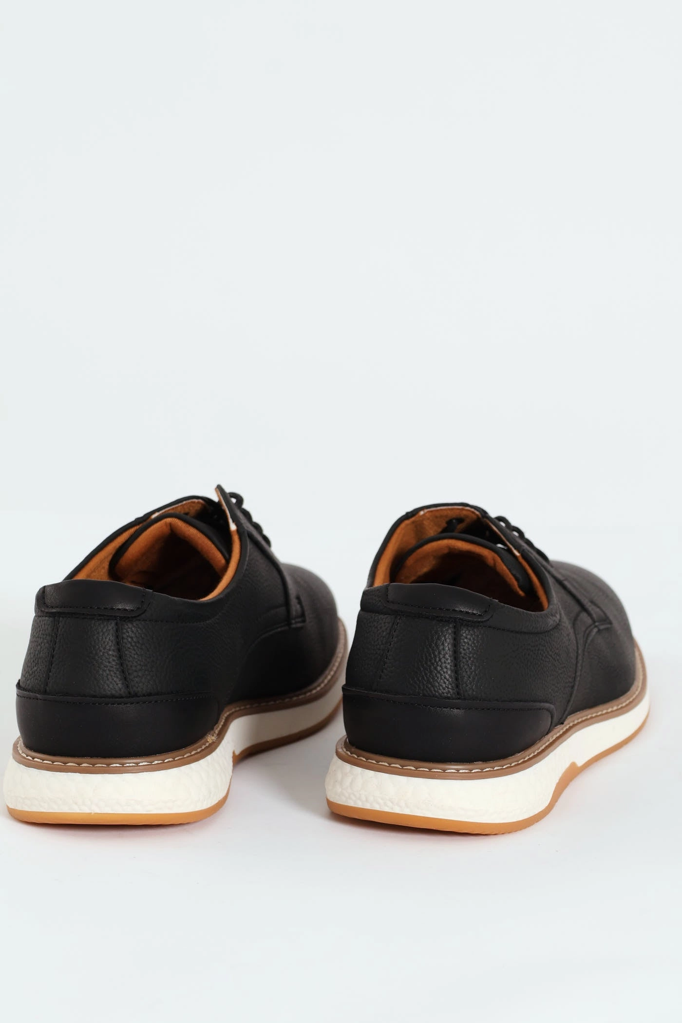 Fresh Walk Formal Travel Romerro Smart Casual Closed Toe Lace Up - Black