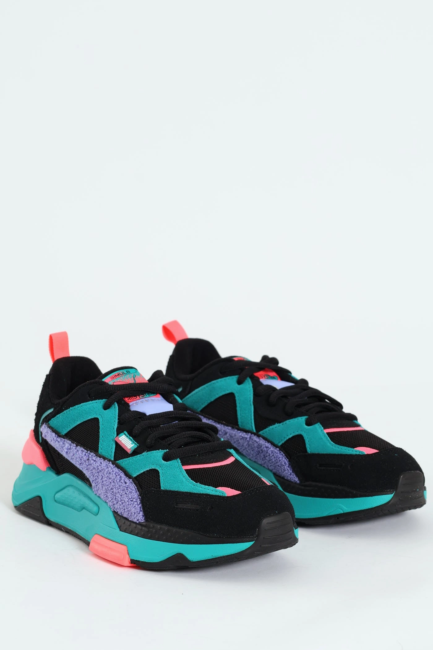 RS Simul8 Fandom Sneaker - Black Speed Step Sport Vibe