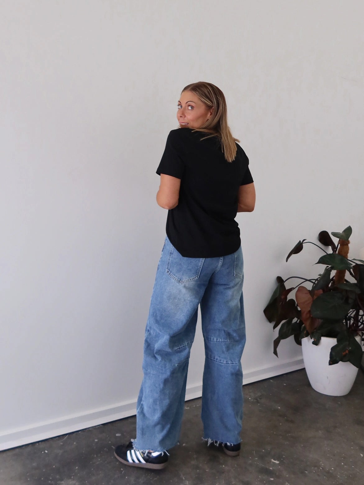 Stevie Barrel Jeans Smooth Road Trip Trend Setter Trendy Premium