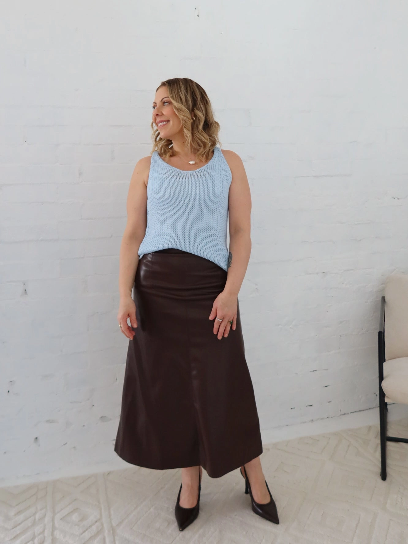 Saffy Skirt - Chocolate Laidback Style