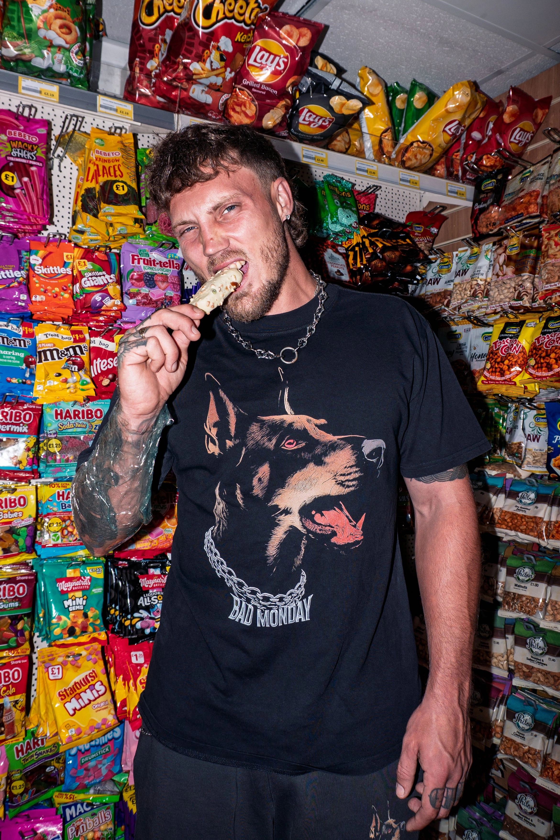 Winter Hoodie Stay Cool Technology Doberman Heavy Tee / Faded Black