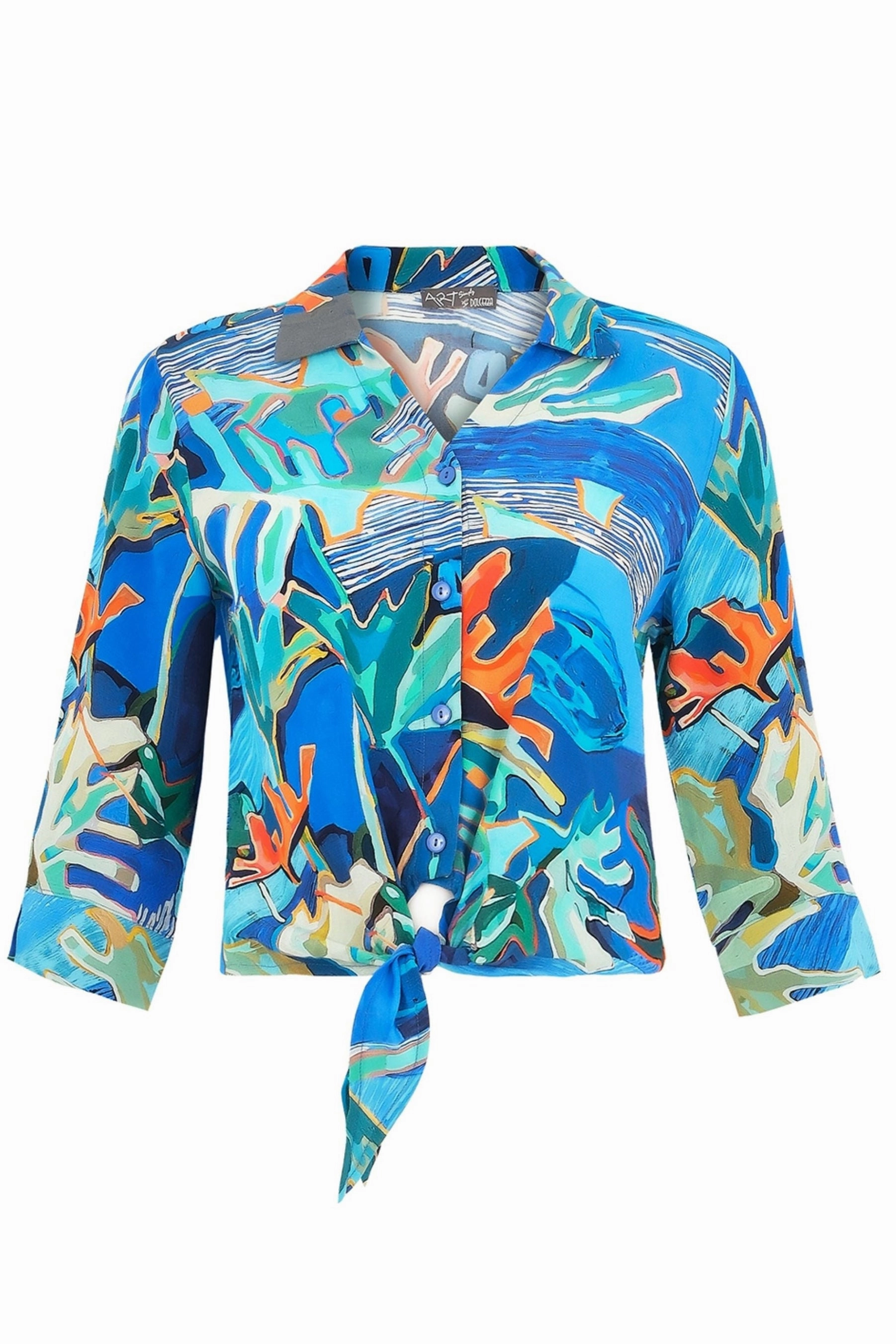 Customizable Option Odor control PRINTED TIE SHIRT - 25683DC