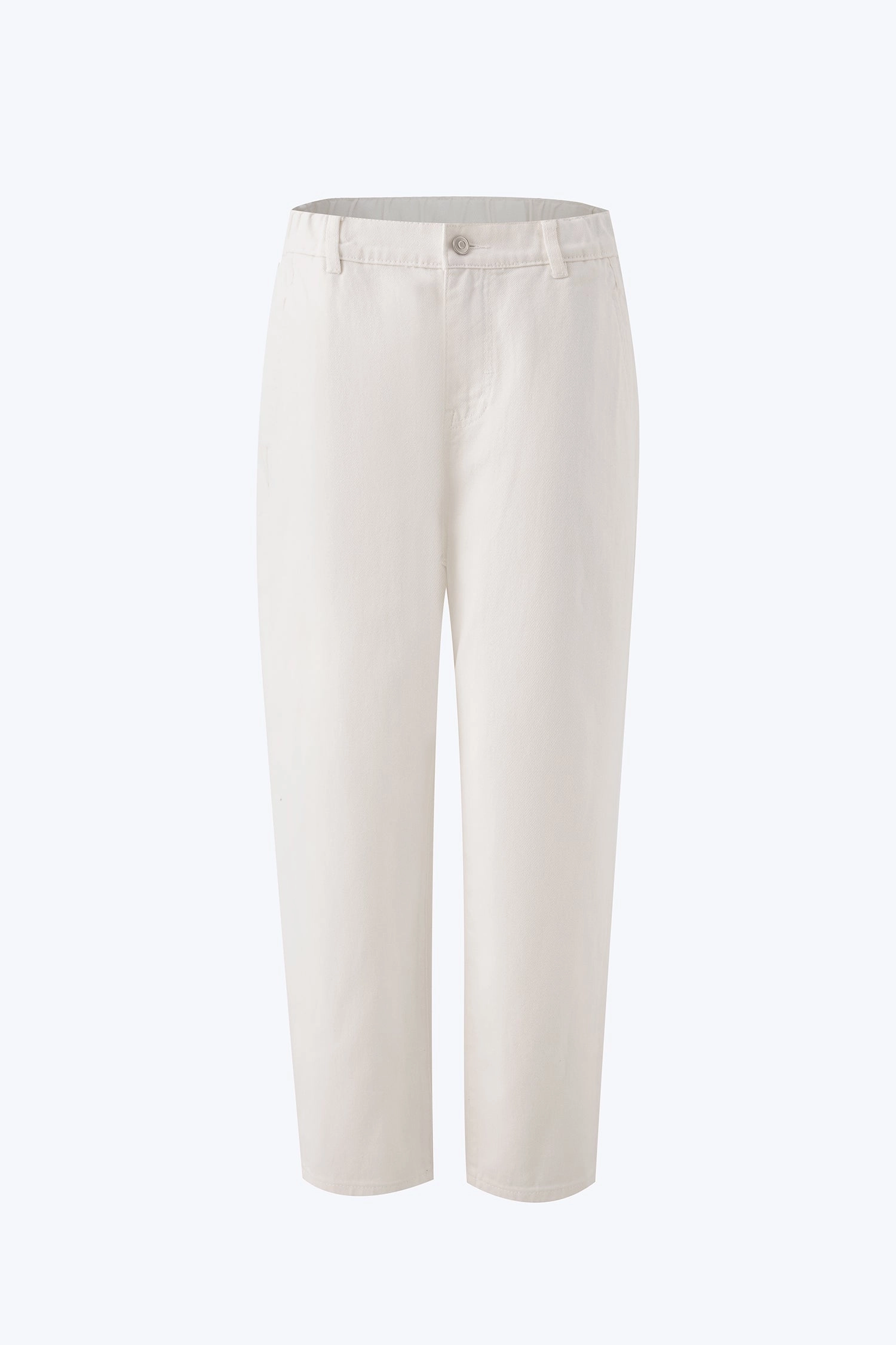 Relaxed Fit Jeans - White Chill Comfort Fit Quick-Dry Material
