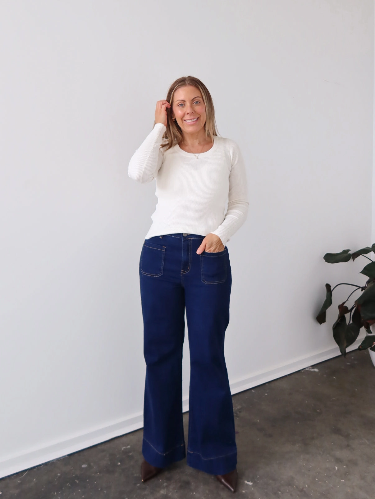 Selma Knit Top - Vanilla Urban weekend