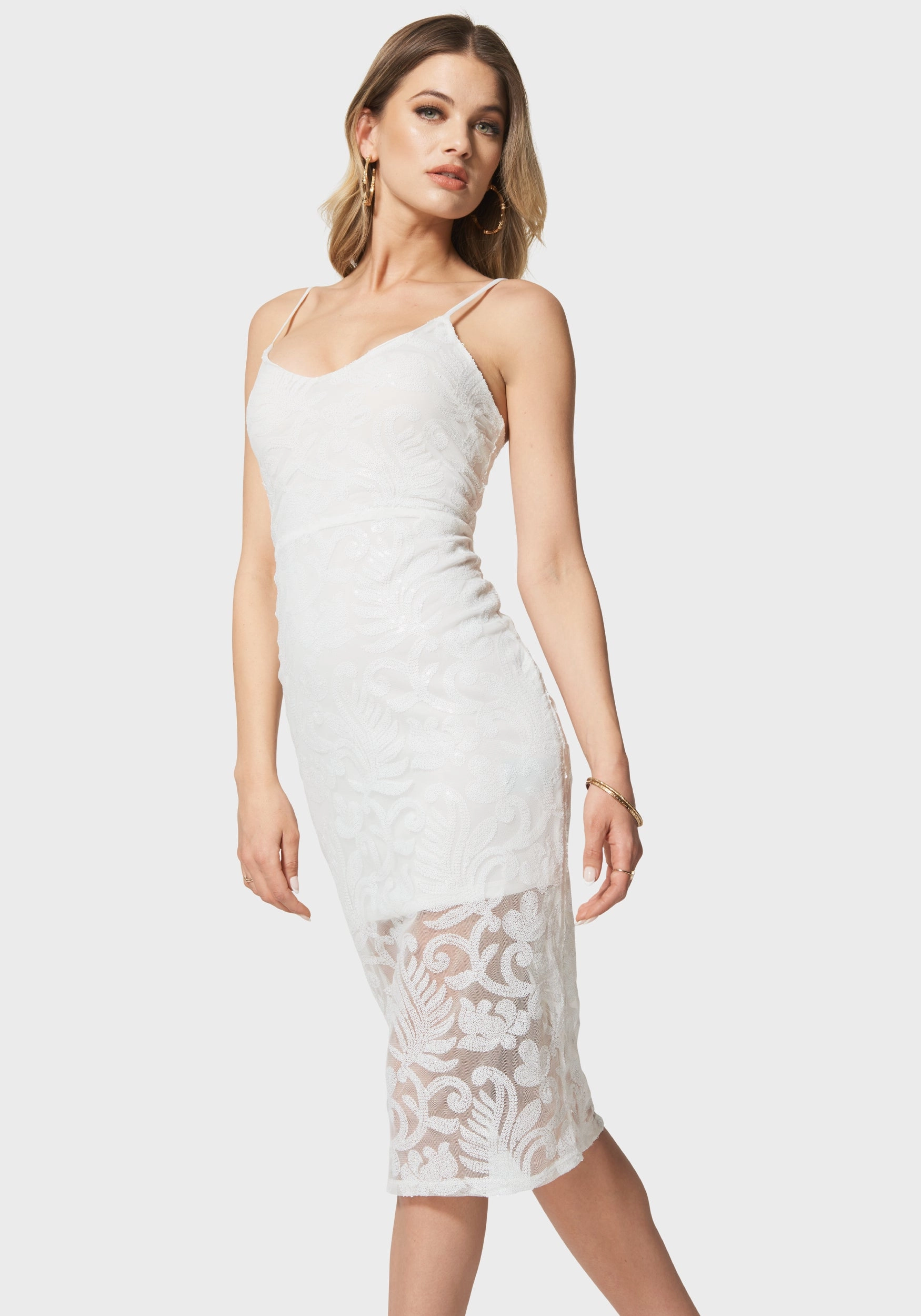 Shine And Shimmer Midi Dress Fresh Appeal Summer Fashion