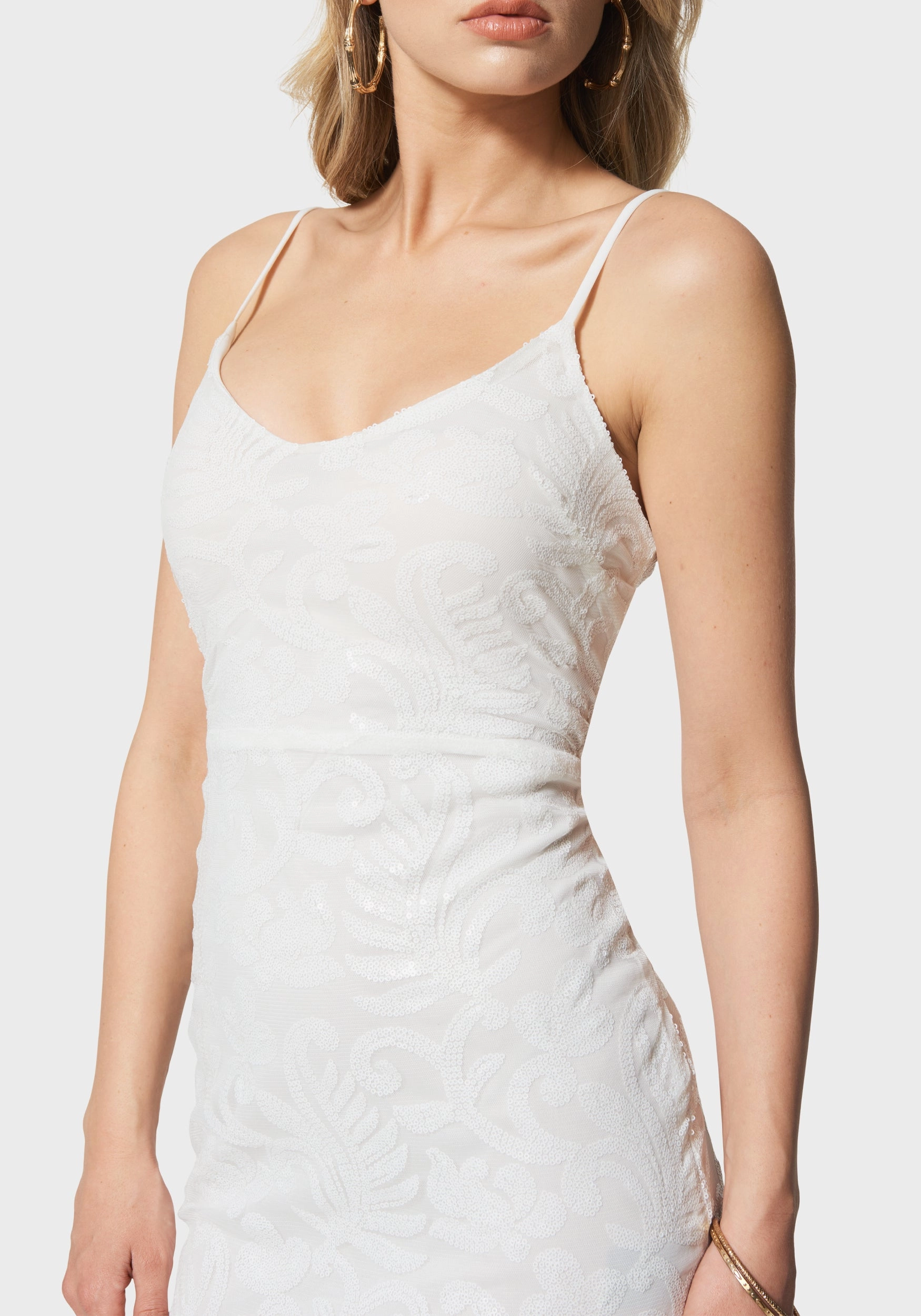 Shine And Shimmer Midi Dress Dressy Glow Quiet Sweet